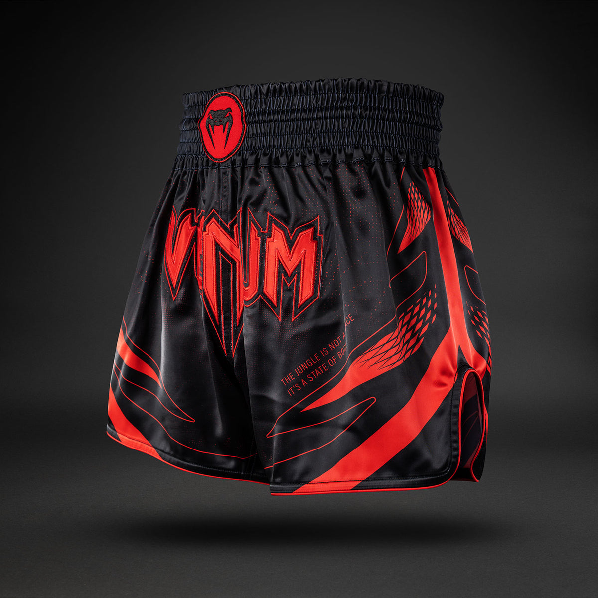 Venum Amazonia Reborn Pantaloncini da Muay Thai - Nero/Rosso
