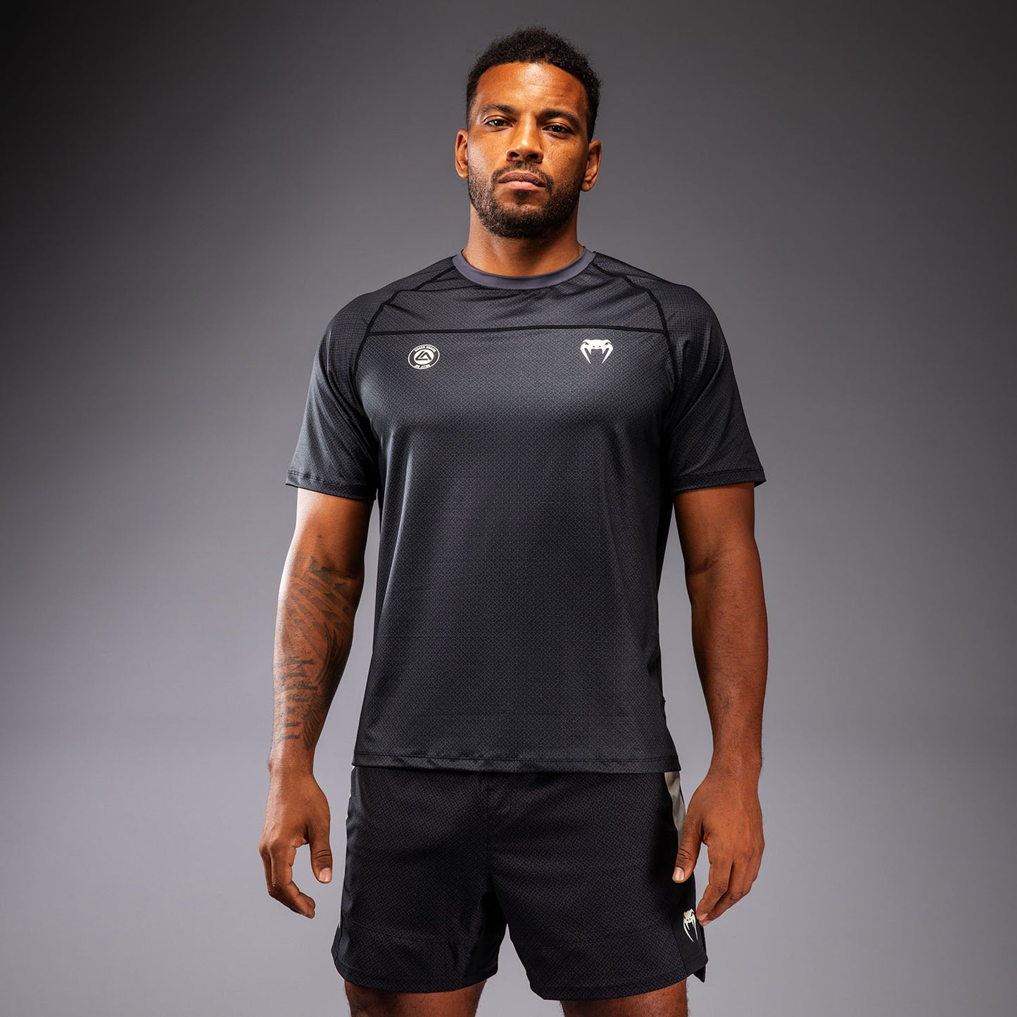 Venum x Roger Gracie Academy Maglietta Dry Tech - Nero