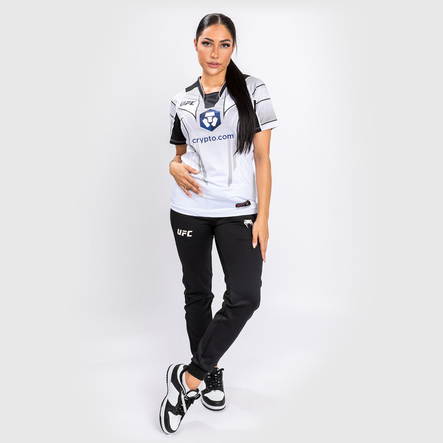 Maglia UFC Venum Authentic Fight Night 2.0 da donna - Bianco