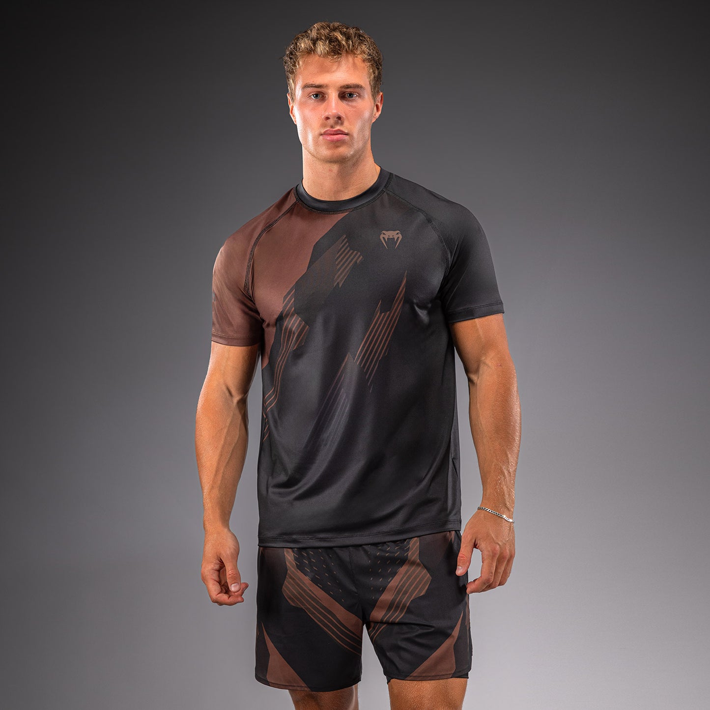 Venum No-Gi 6.0 Maglietta Dry Tech - Nero/Marrone