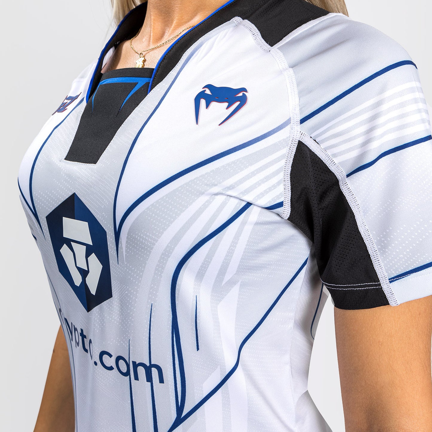 Venum UFC Authentic Fight Night 2.0 Midnight Edition Maglia Walkout da Donna – Ghiaccio