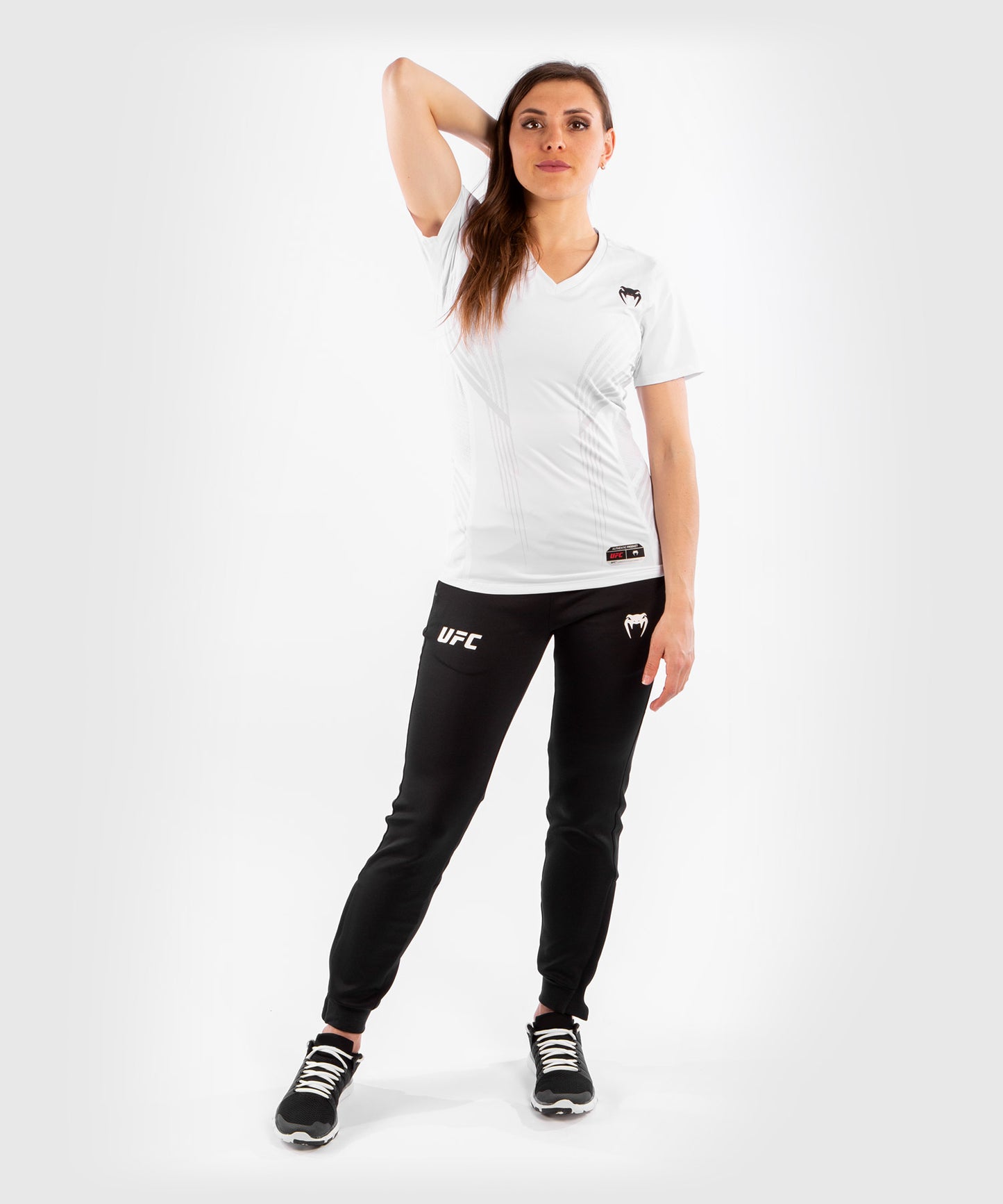 Maglia Tecnica Donna Personalizzata UFC Venum Authentic Fight Night - Bianco
