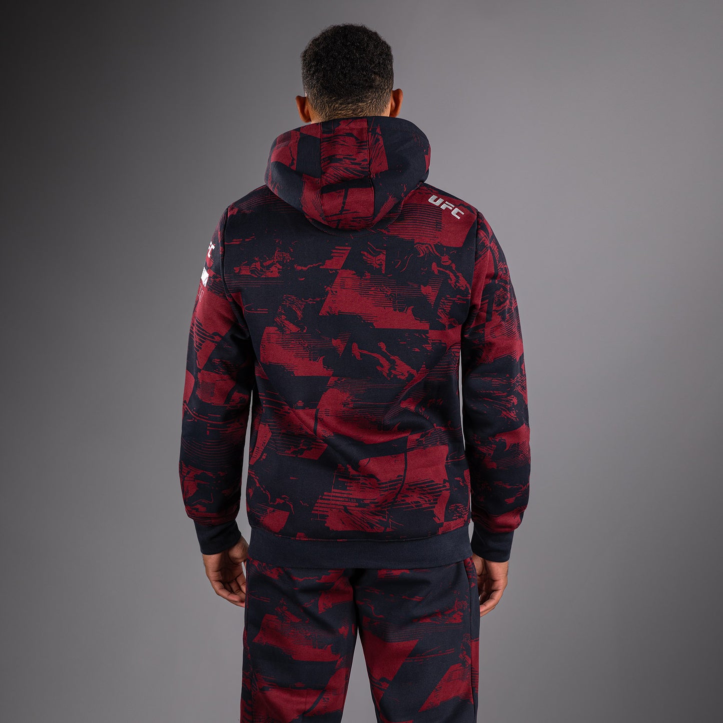 UFC Zenith by Venum Authentic Fight Week Felpa Uomo - Blu navy/Bordeaux/Argento