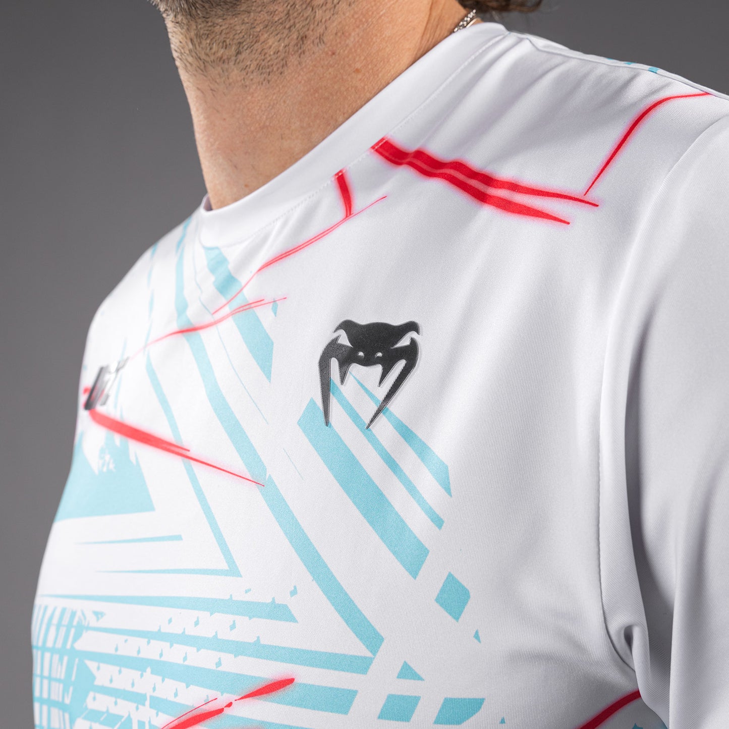UFC Fusion By Venum Miami Edition Fight Week Maglietta Dry-Tech da uomo - Bianchi