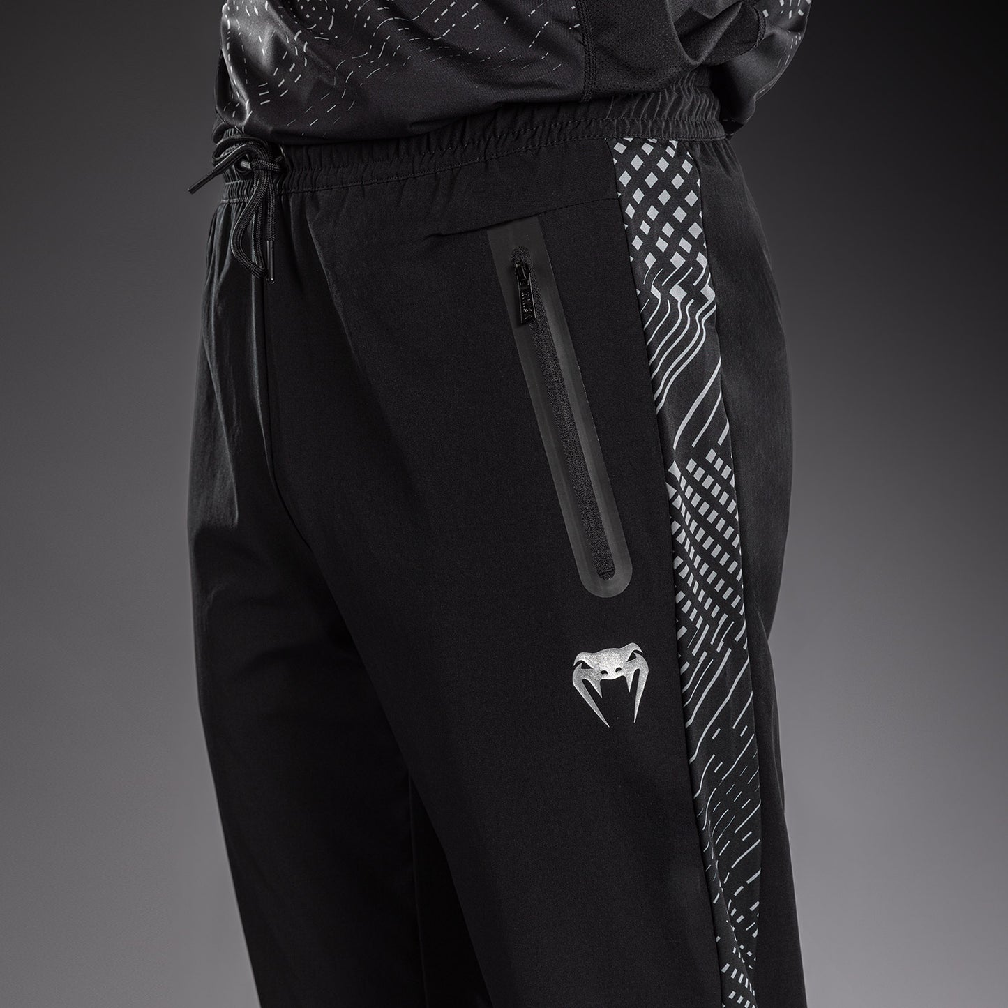 Venum Midnight Fury Pantaloni da Jogging – Nero/Grigio/Argento