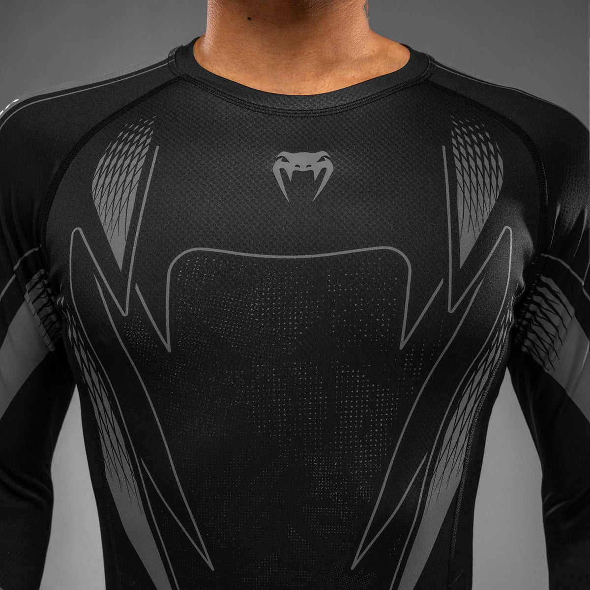 Venum Amazonia Reborn Maglia a compressione a maniche lunghe - Nero/Grigio