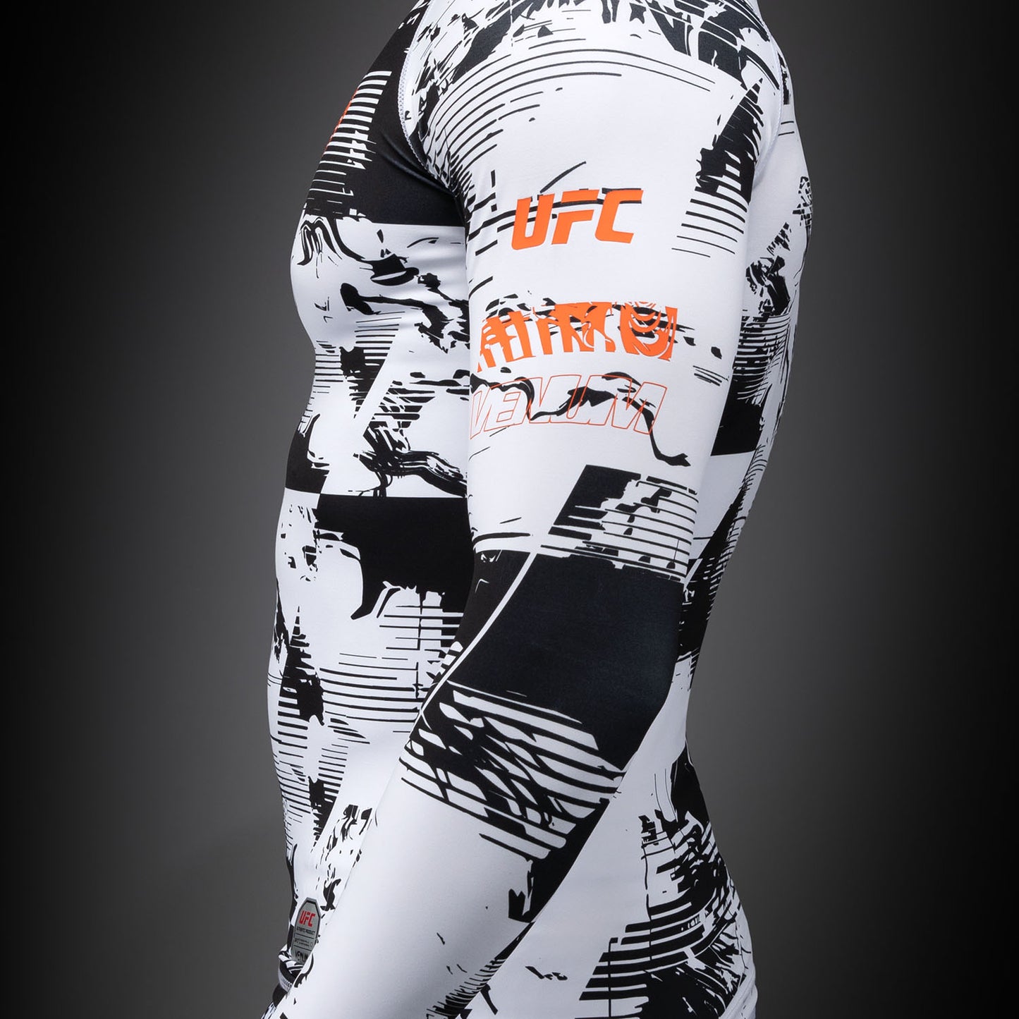 UFC Zenith by Venum Authentic Fight Week Rashguard maniche lunghe Performance Uomo - Bianco