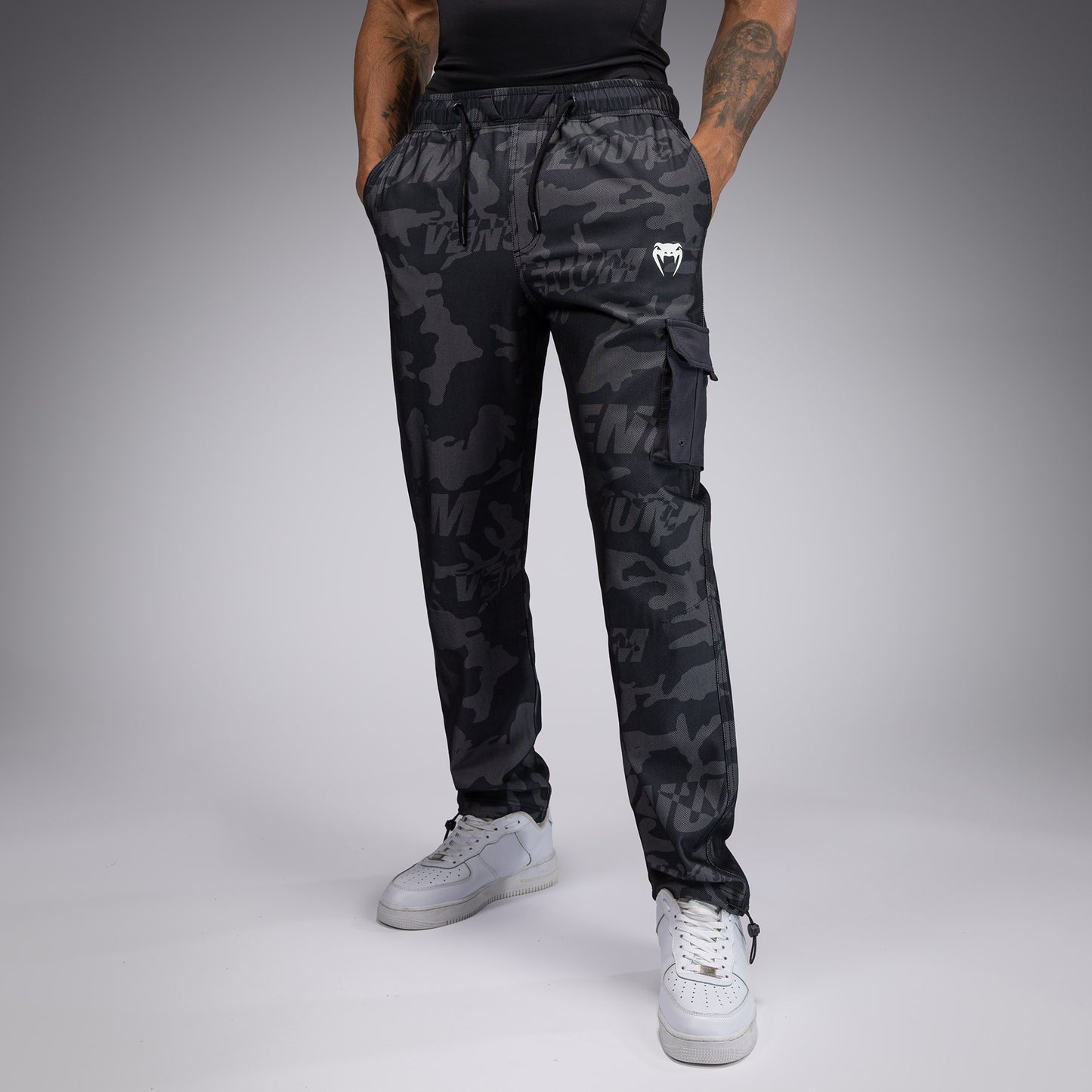Venum Trooper Pantaloni da Jogging da Uomo - Nero/Carbone