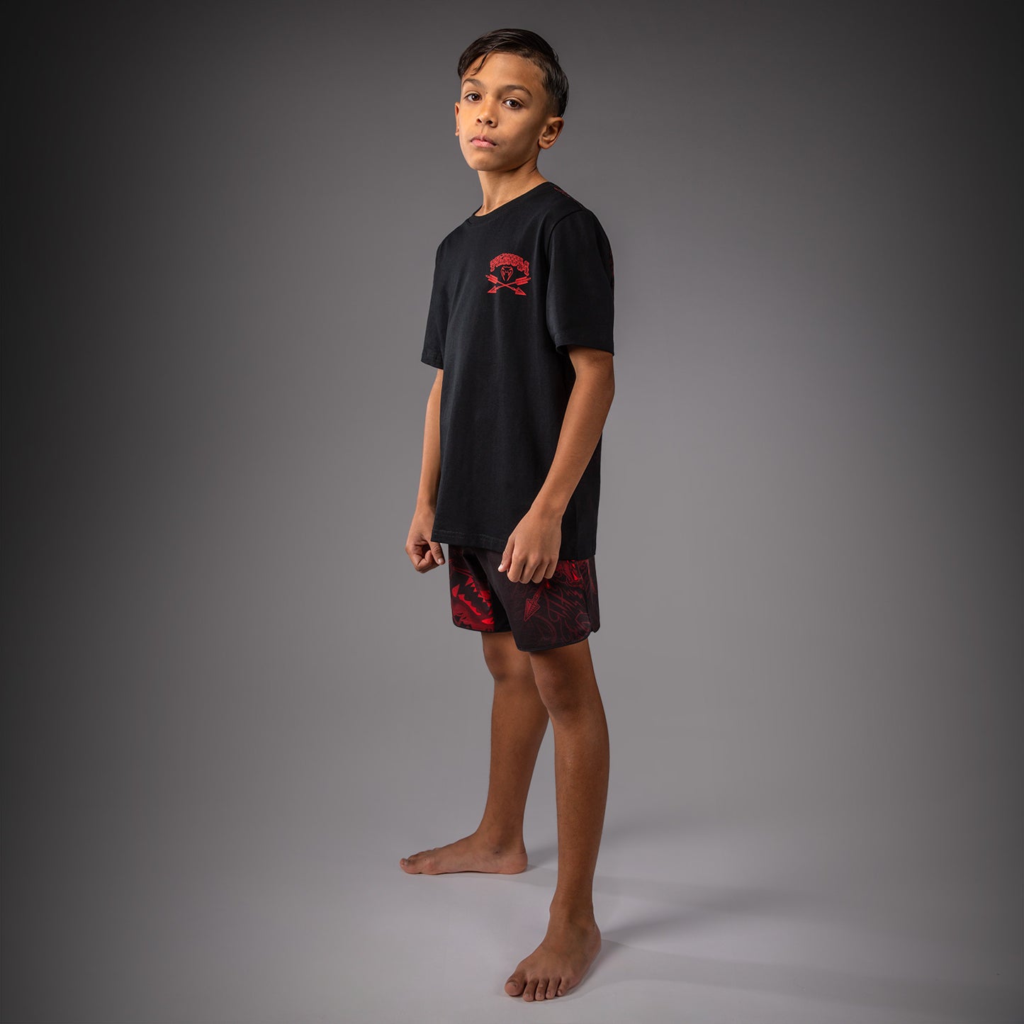 Venum Wolf Atak Maglietta Per Bambini – Nero/Rosso