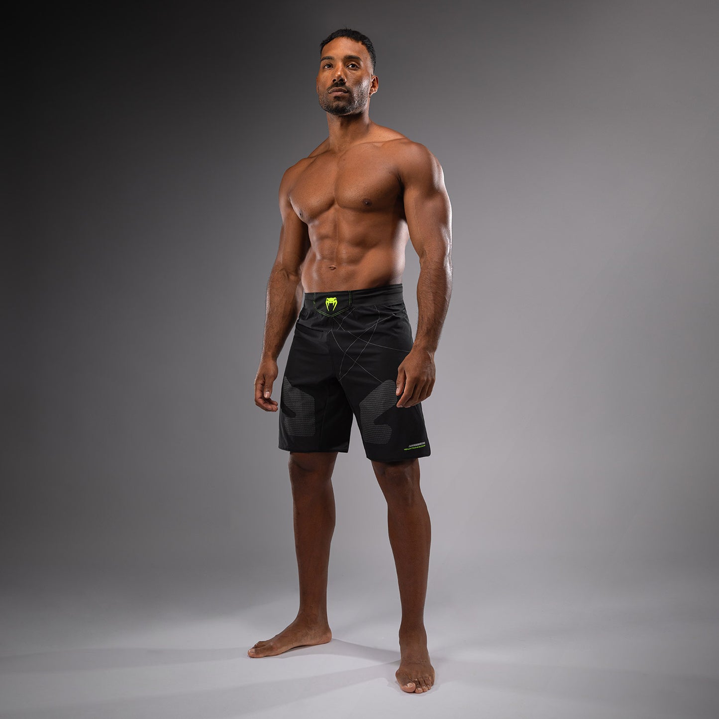 Venum Training Camp 4.0 Pantaloncini da combattimento - Nero/Neon Green