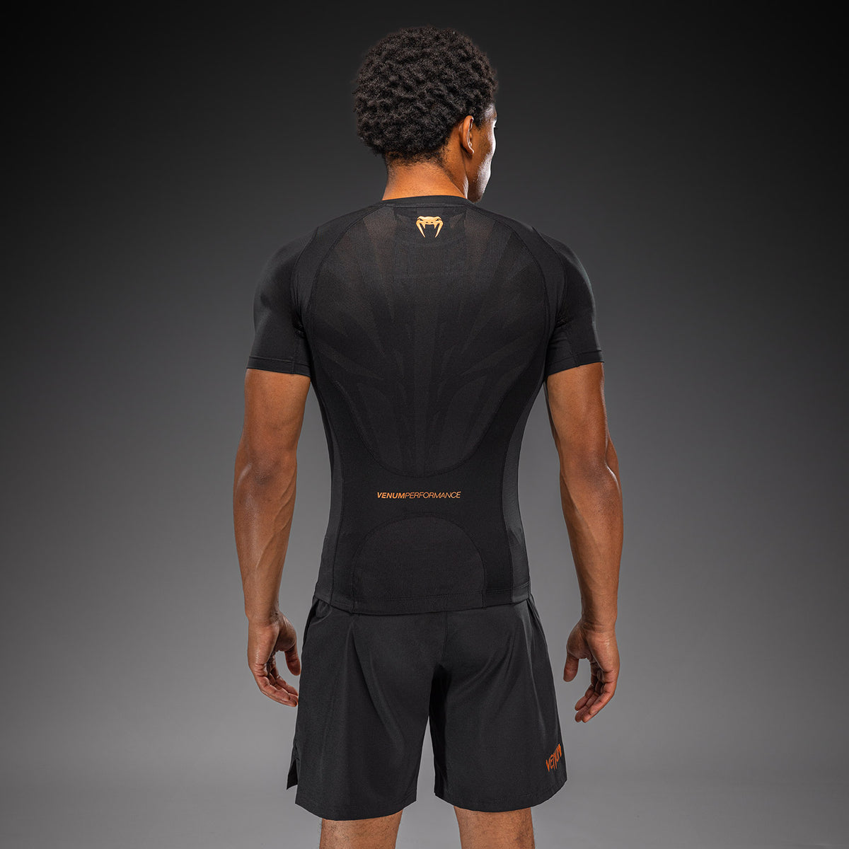 Venum G-Fit Revolution Rashguard a maniche corte - Nero/Rame