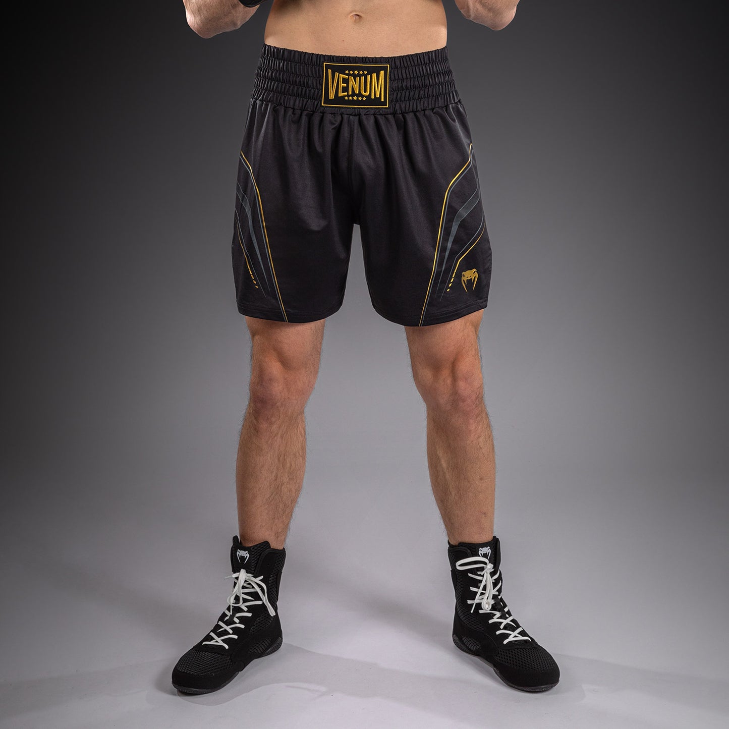Venum Streamline Pantaloncini da Boxe – Nero/Oro