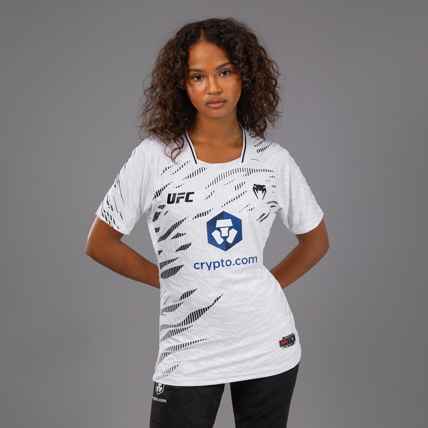 UFC Fusion by Venum Authentic Fight Night Maglietta da Gara per Donna - Bianco
