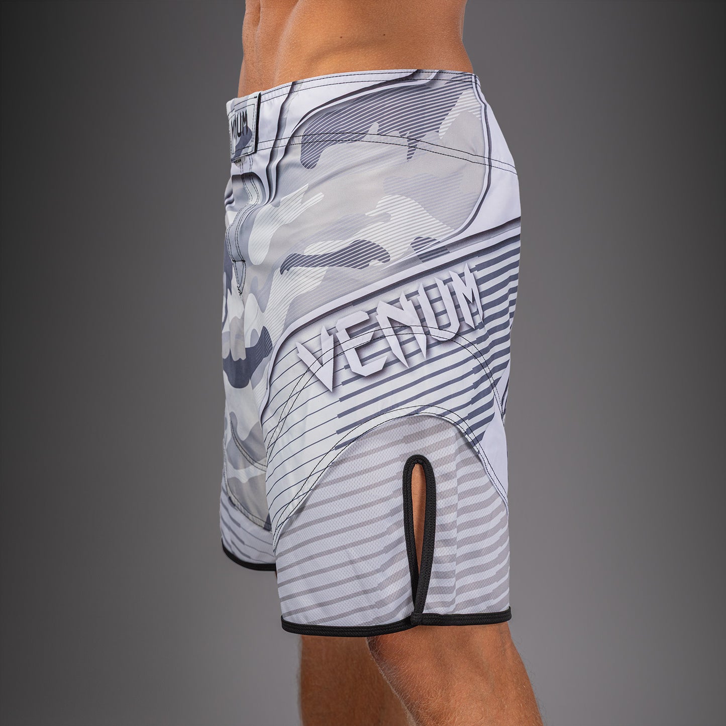 Venum Camo Hero Pantaloncini da Combattimento - Bianco/Grigio Chiaro