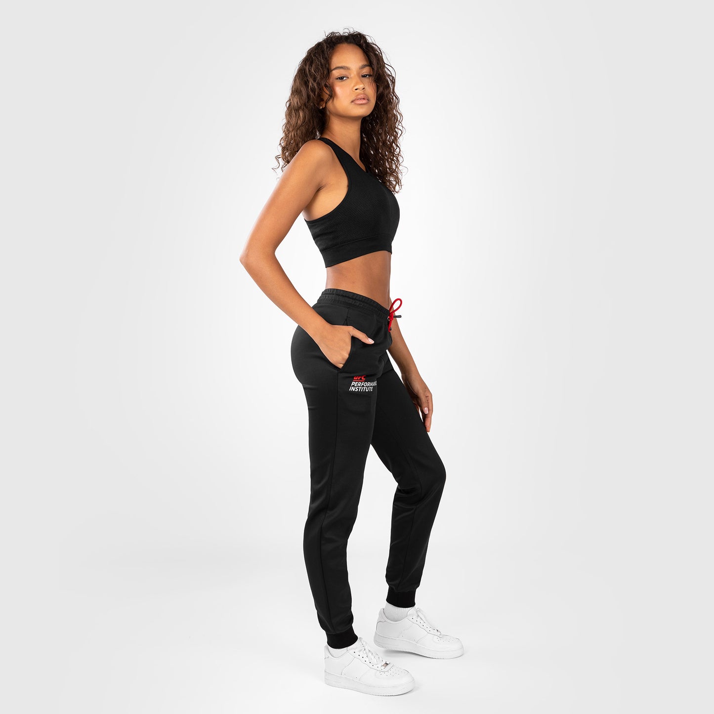 UFC Venum Performance Institute 2.0 Pantaloni da Jogging per Donna - Nero/Rosso