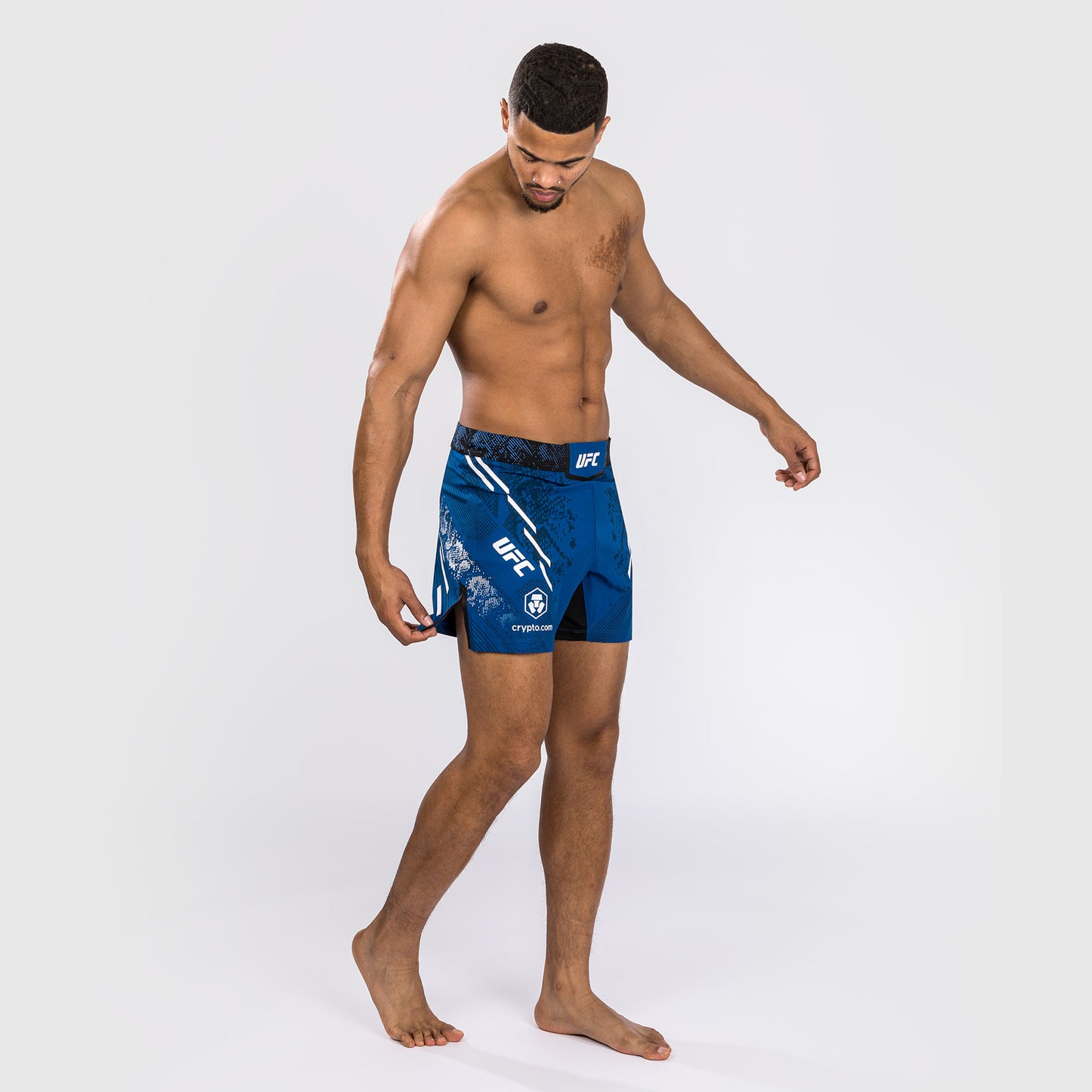Pantaloncini da combattimento UFC Adrenaline by Venum personalizzati Authentic Fight Night Uomo - Short Fit - Blu