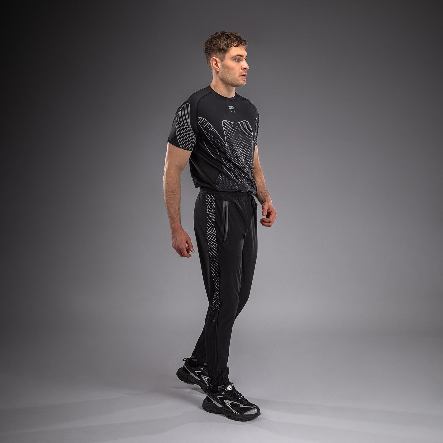 Venum Midnight Fury Pantaloni da Jogging – Nero/Grigio/Argento