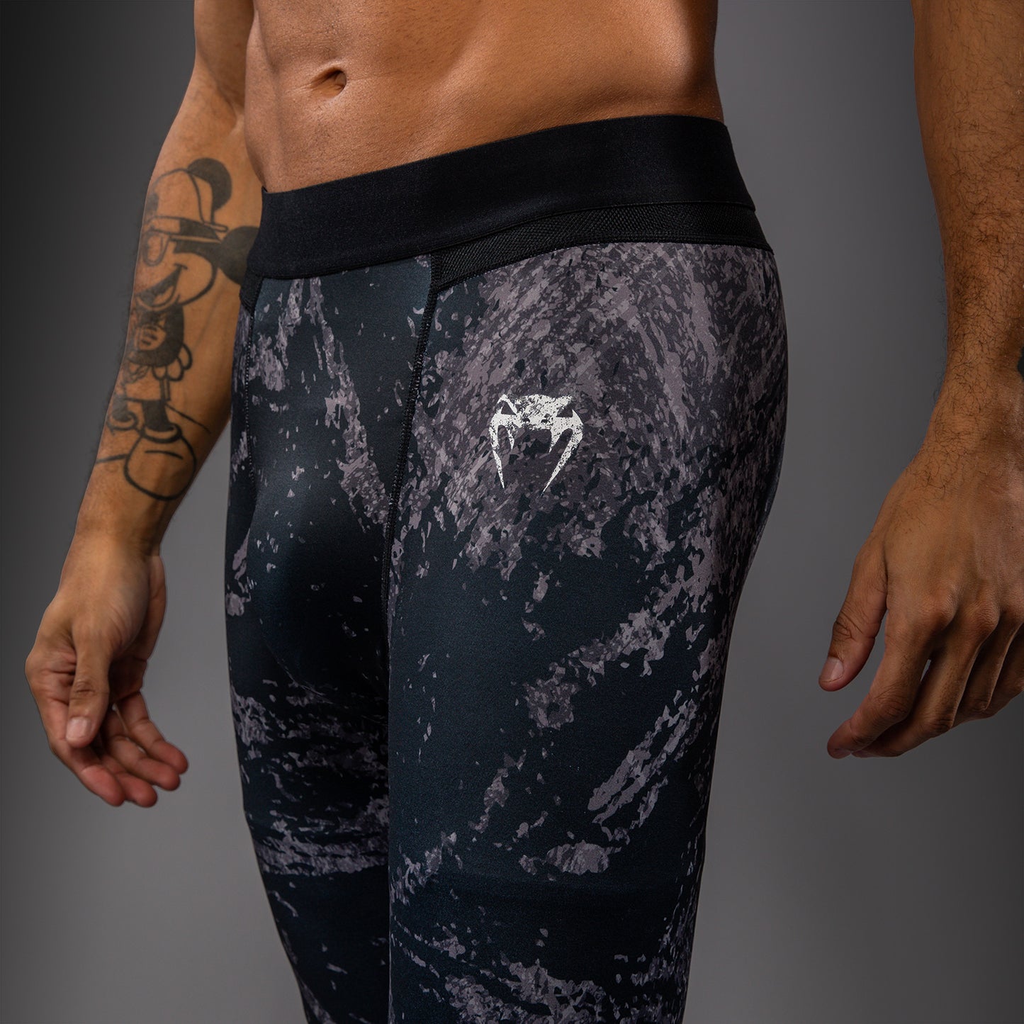 Venum Rage & Workout Pantaloni a Compressione - Nero/Grigio