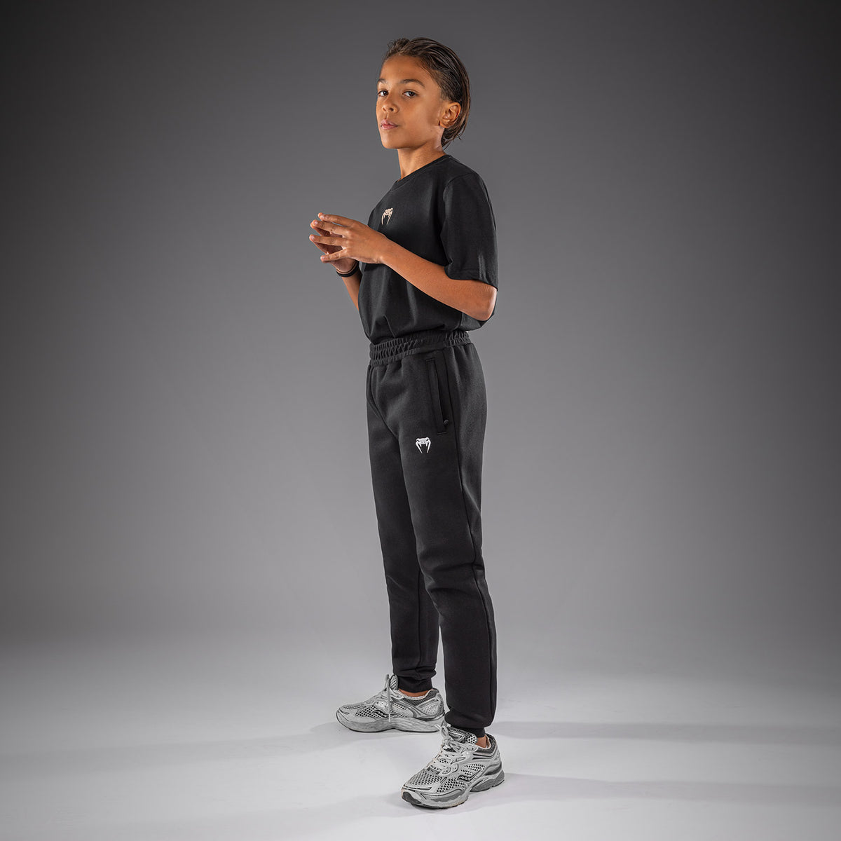 Venum Attack Fleece & Weave Pantaloni jogger per bambini - Nero