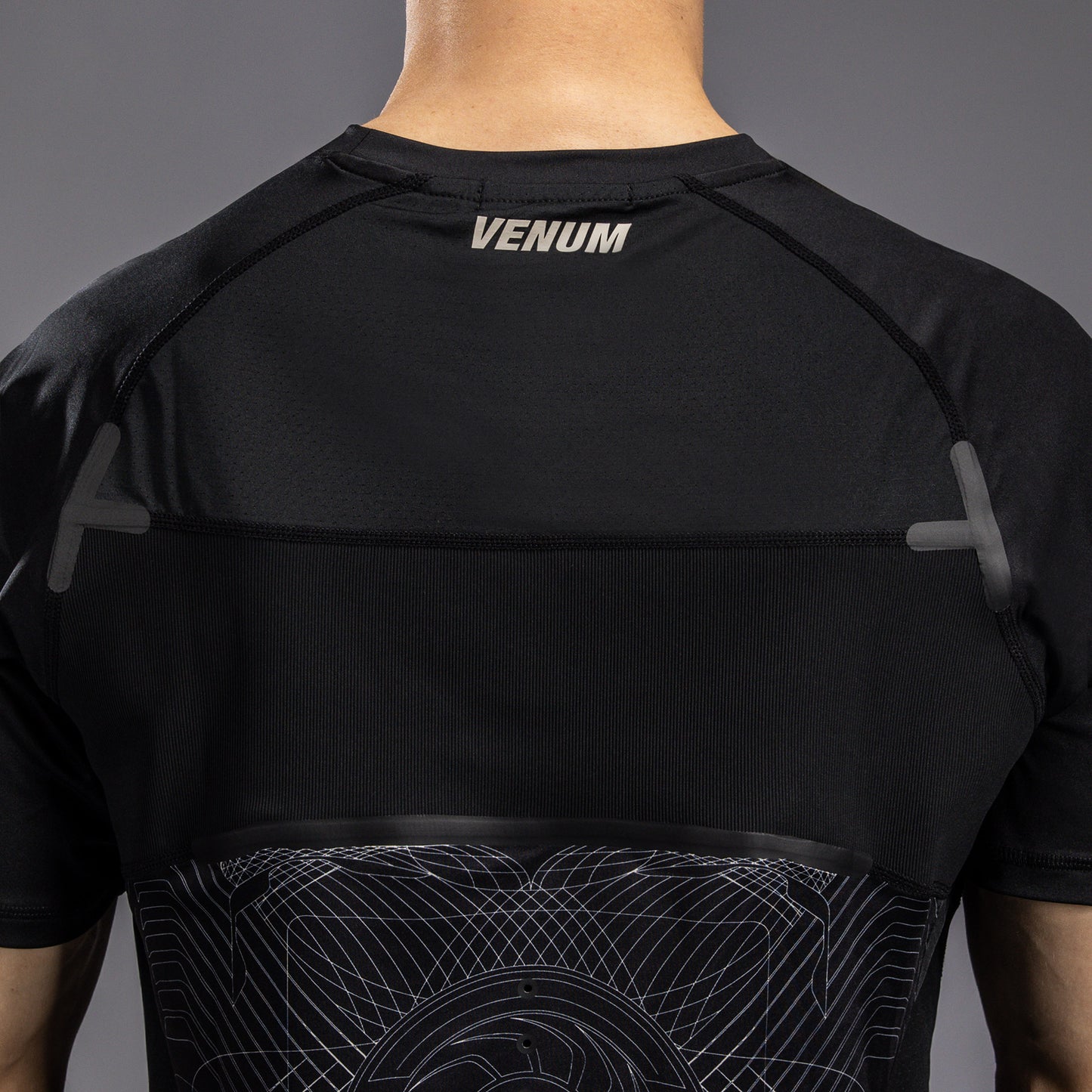 Venum G-Fit Air Maglietta Uomo Dry-Tech - Nero Profondo/Sabbia Del Deserto