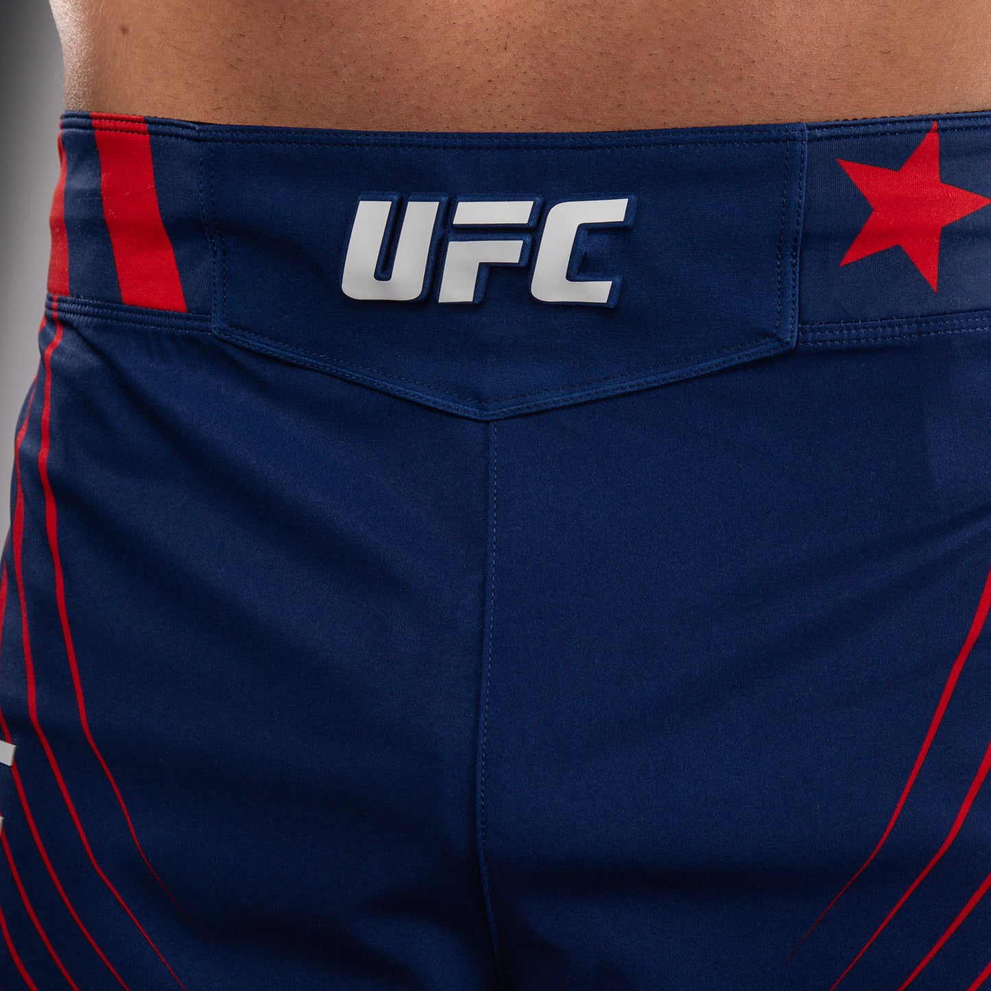 Official UFC Freedom 250 by Venum Personalizzato Authentic Fight Night Pantaloncini da combattimento taglio corto da uomo - Blu