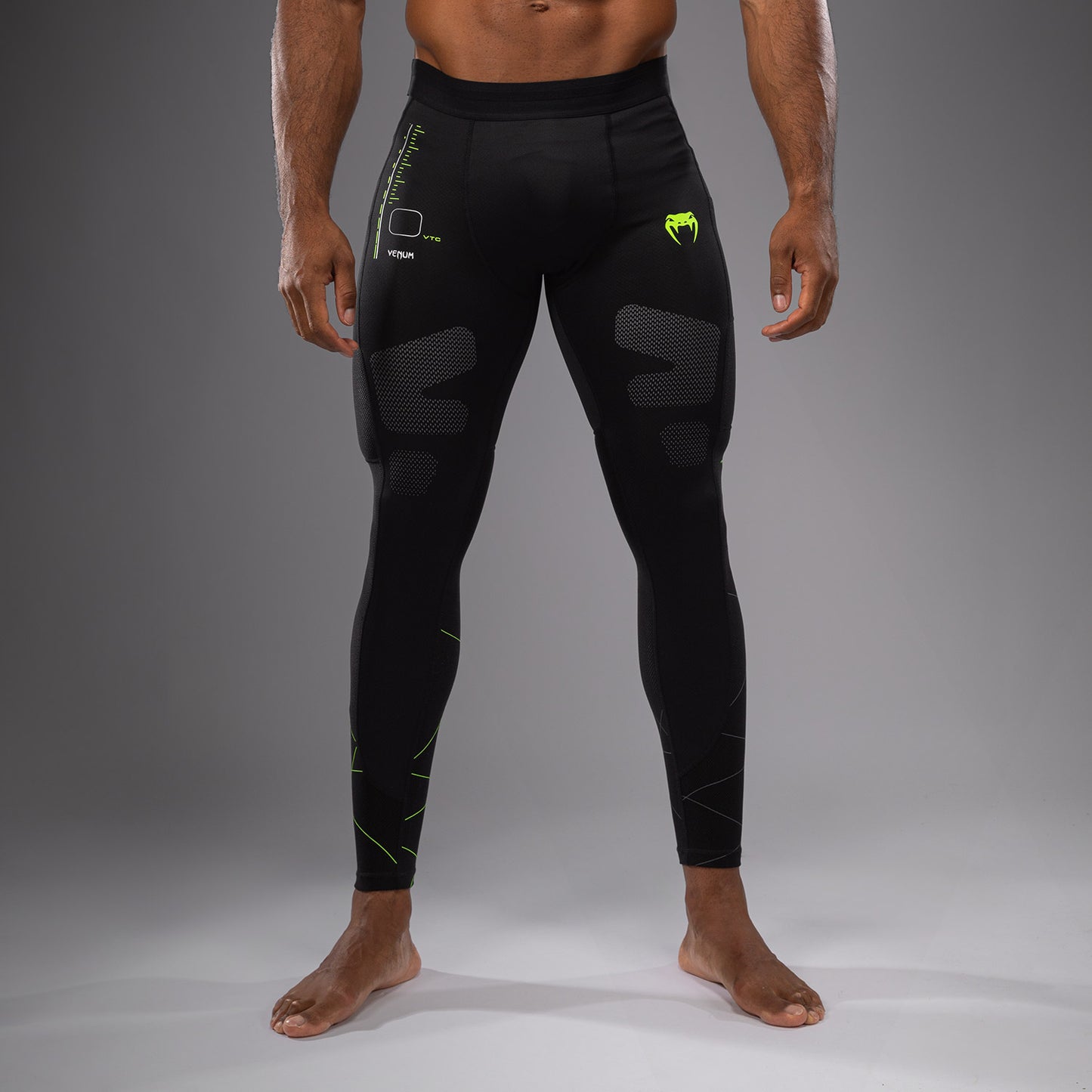 Venum Training Camp 4.0 Pantaloni a compressione - Nero/Verde chiaro