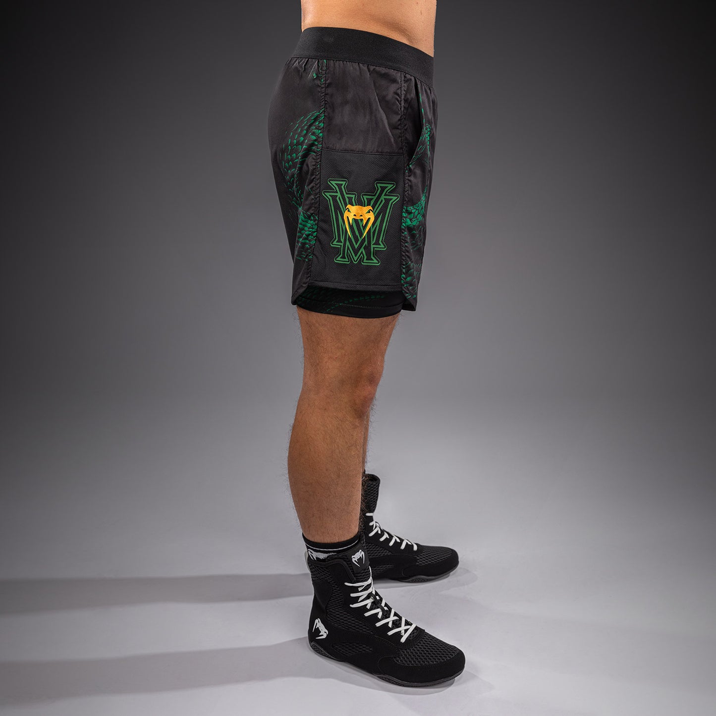 Venum Matupa Pantaloncini da Allenamento - Nero/Verde/Oro