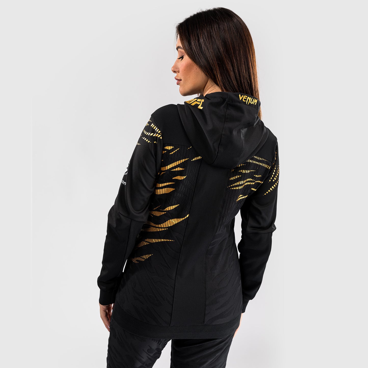 UFC Fusion by Venum Personalizzati Authentic Fight Night Felpa con Cappuccio per Donna - Campione