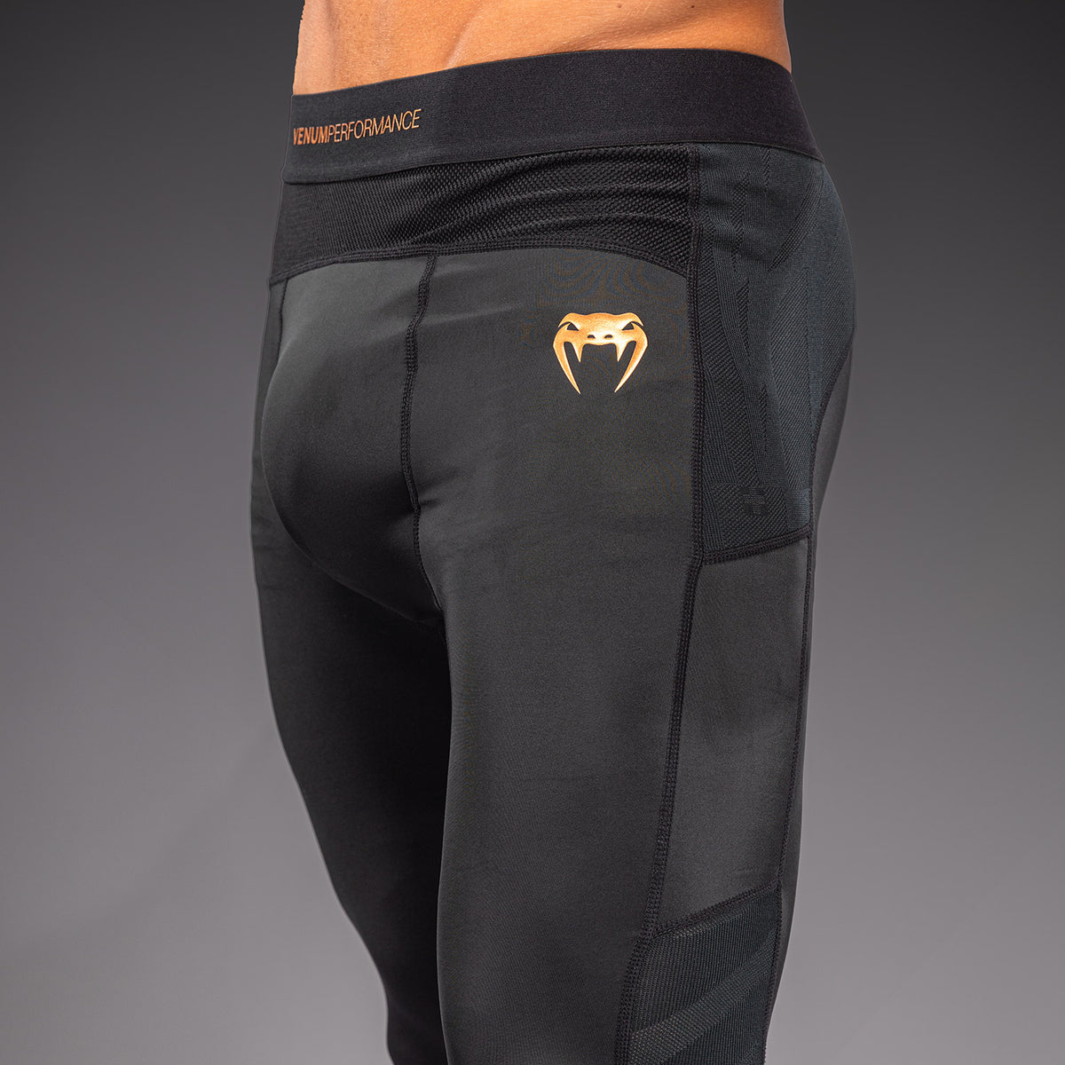 Venum G-Fit Revolution Leggings a compressione - Nero/Rame