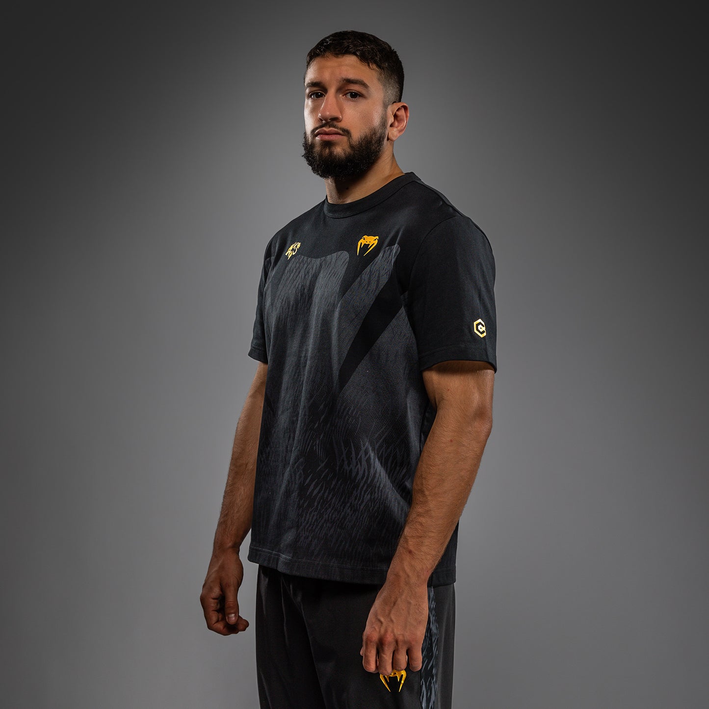 Venum x Chimaev T-shirt - Nero/Grigio