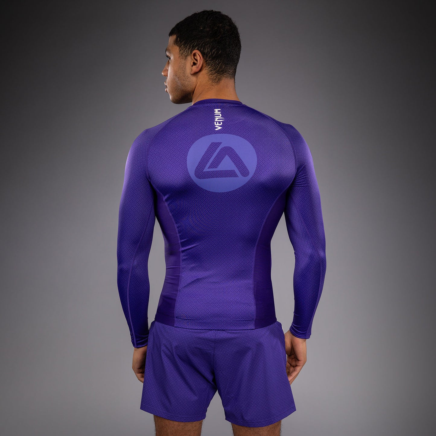 Venum x Roger Gracie Academy Rashguard a Maniche Lunghe - Viola