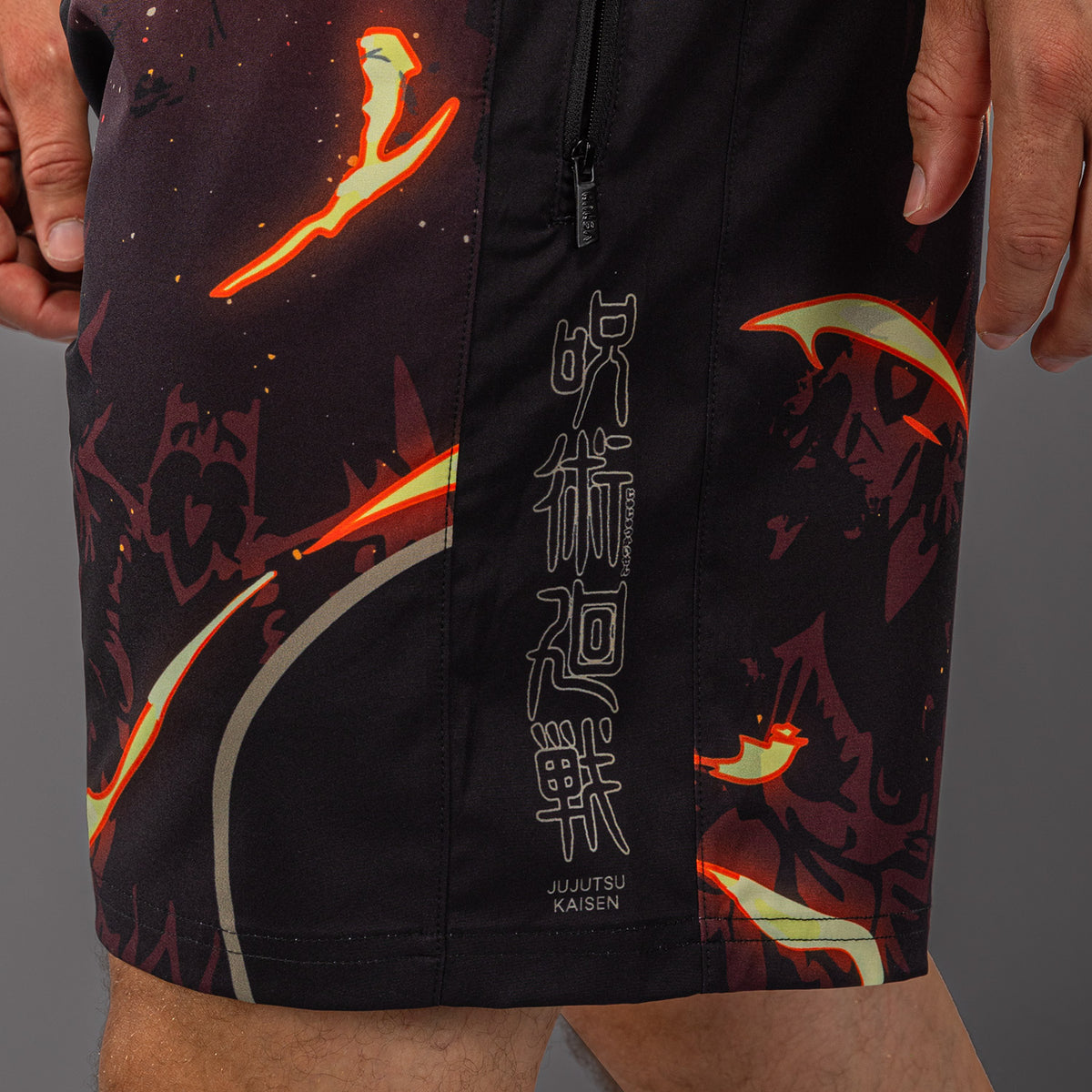 Jujutsu Kaisen x Venum Sukuna Pantaloncini da Allenamento – Nero/Beige Chiaro