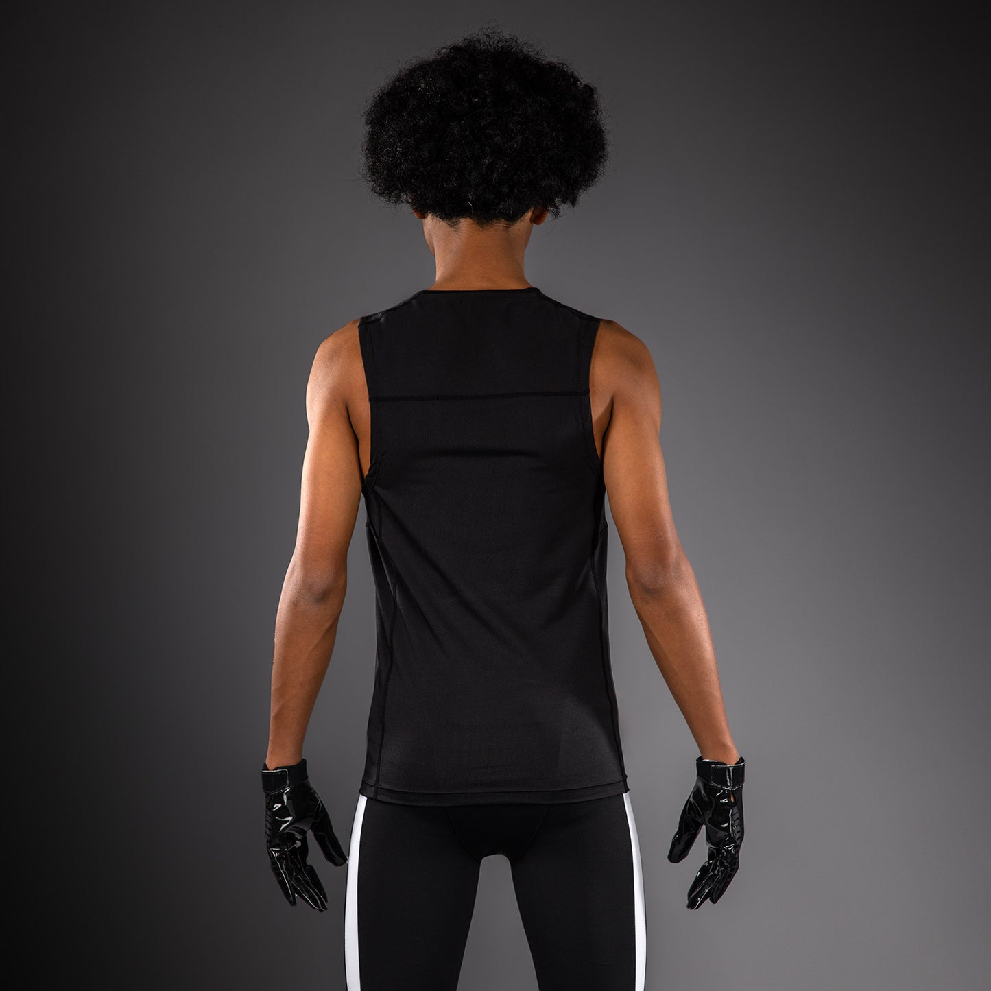 Venum Elite Football Maglietta a Compressione Senza Maniche Da Calcio per Bambini - Nero