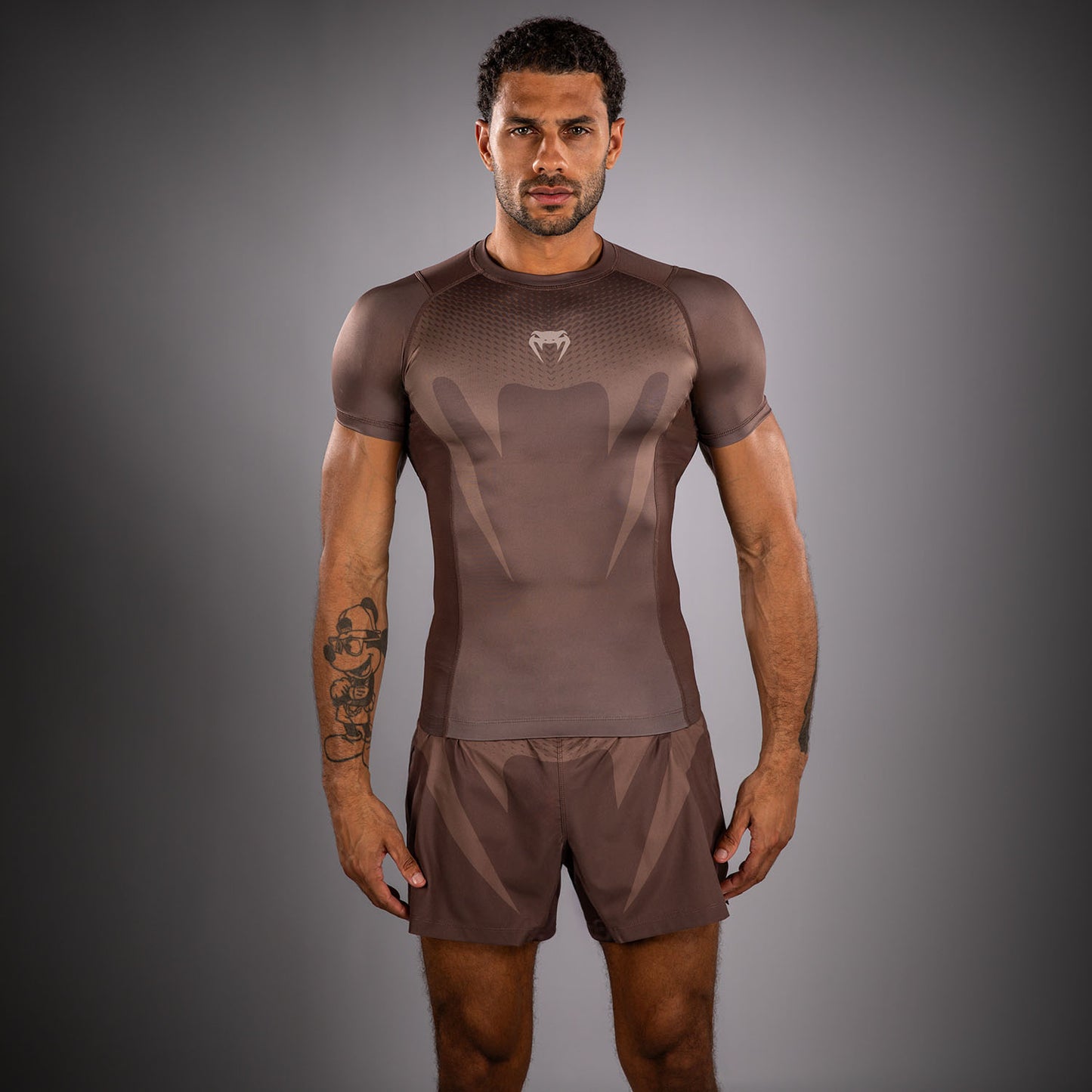 Venum No Gi Rashguards - Marrone Cioccolato