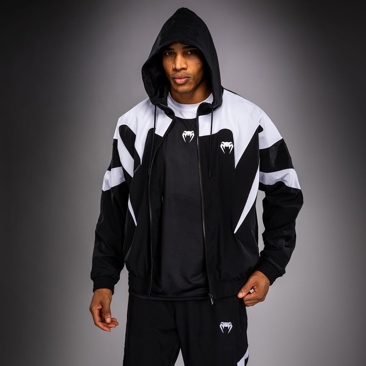 Venum Attack 90 Giacca da tuta – Bianco/Nero