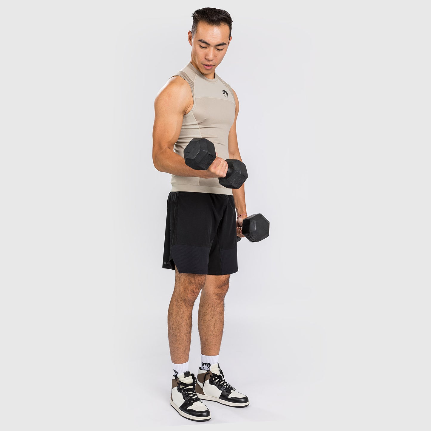 Venum G-Fit Air Rashguard senza maniche - Sabbia