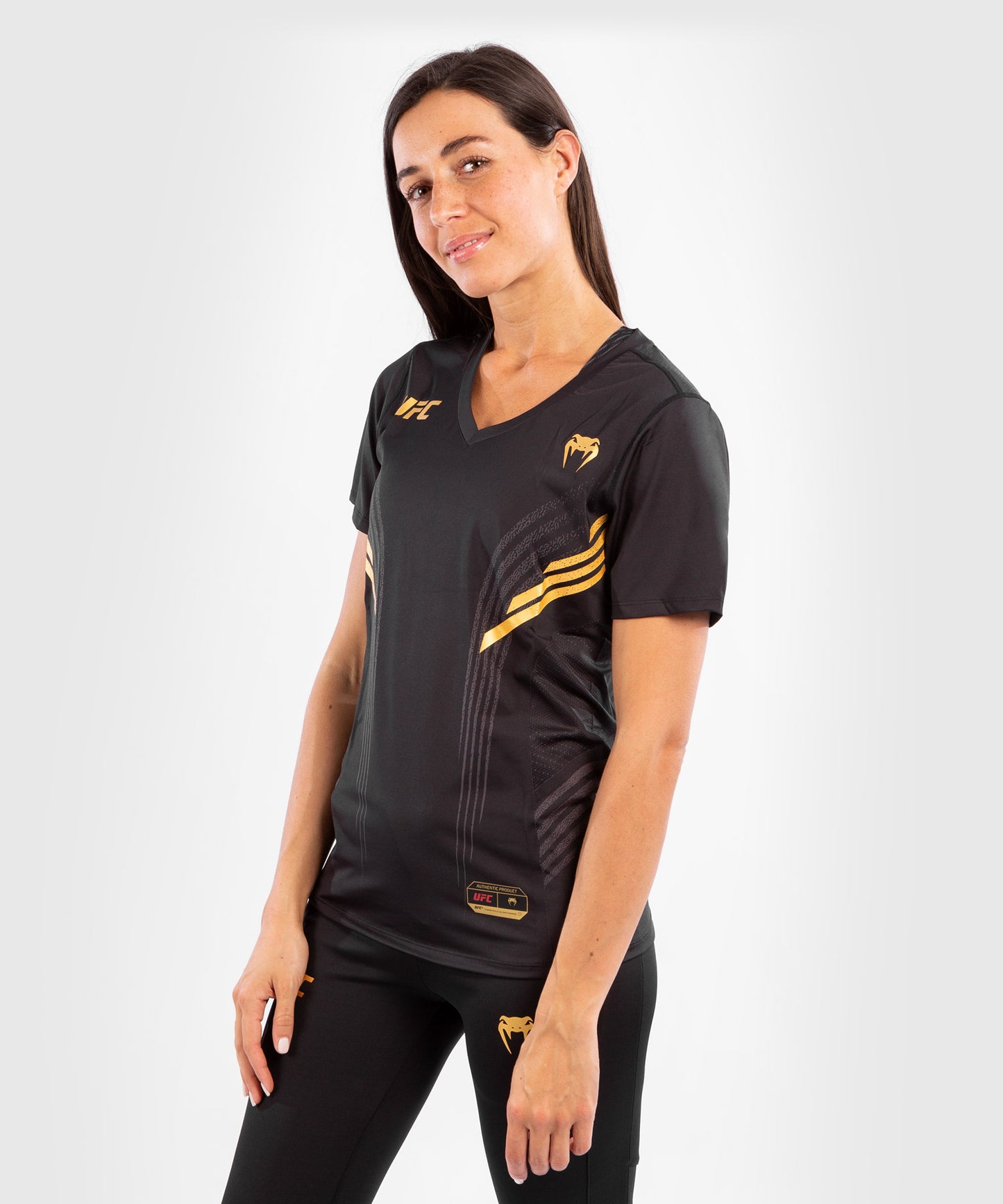 Maglia Tecnica Donna Personalizzata UFC Venum Authentic Fight Night - Campione