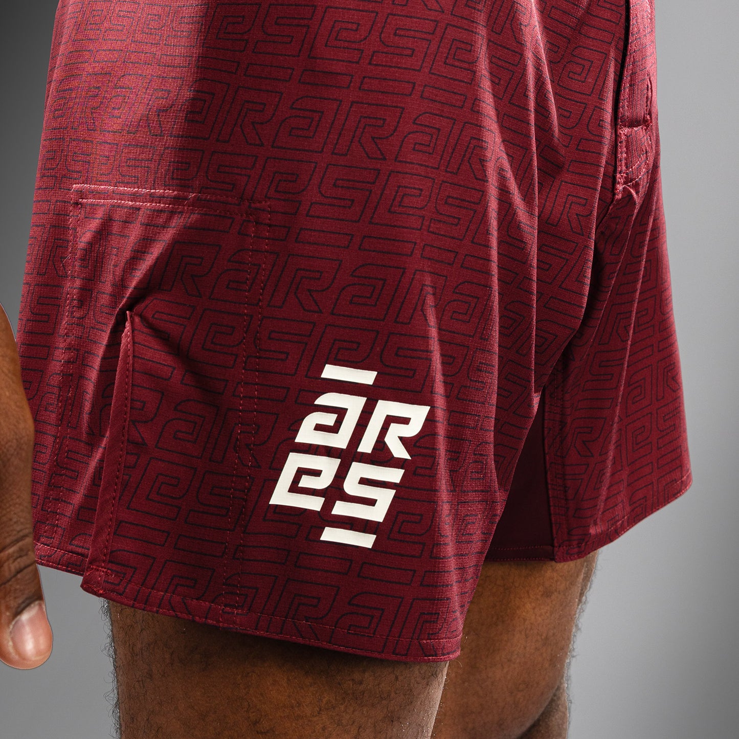 Venum x Ares Pantaloni da Combattimento da Uomo - Borgogna