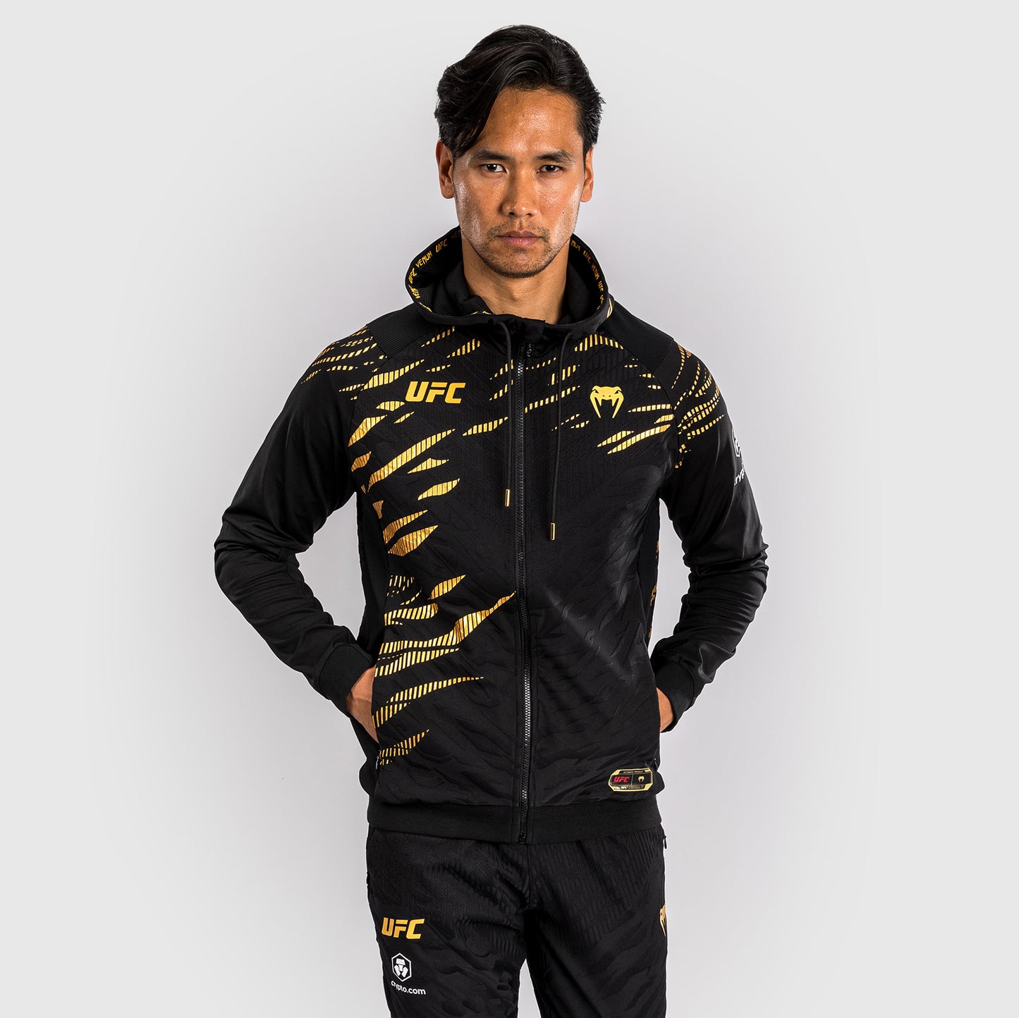 UFC Fusion by Venum Personalizzati Authentic Fight Night Felpa con Cappuccio per Uomo - Campione
