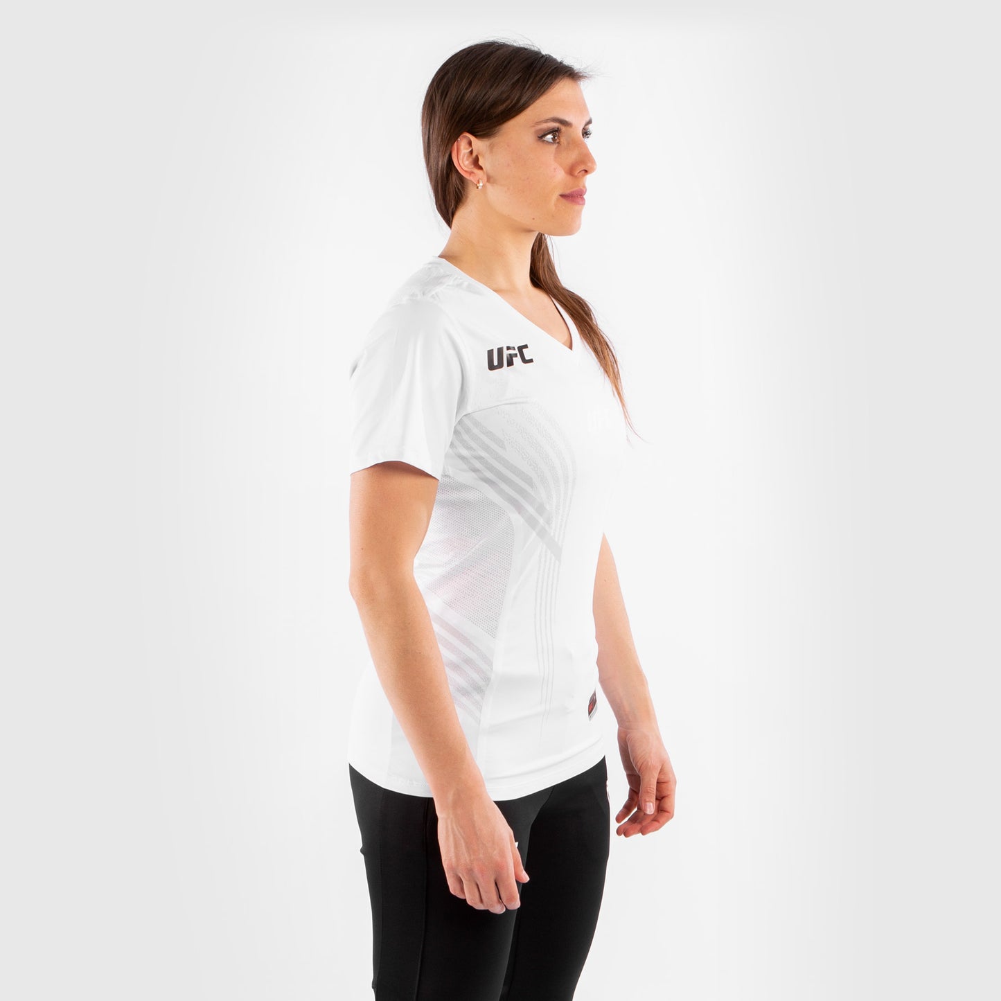 Maglia Tecnica Donna Personalizzata UFC Venum Authentic Fight Night - Bianco