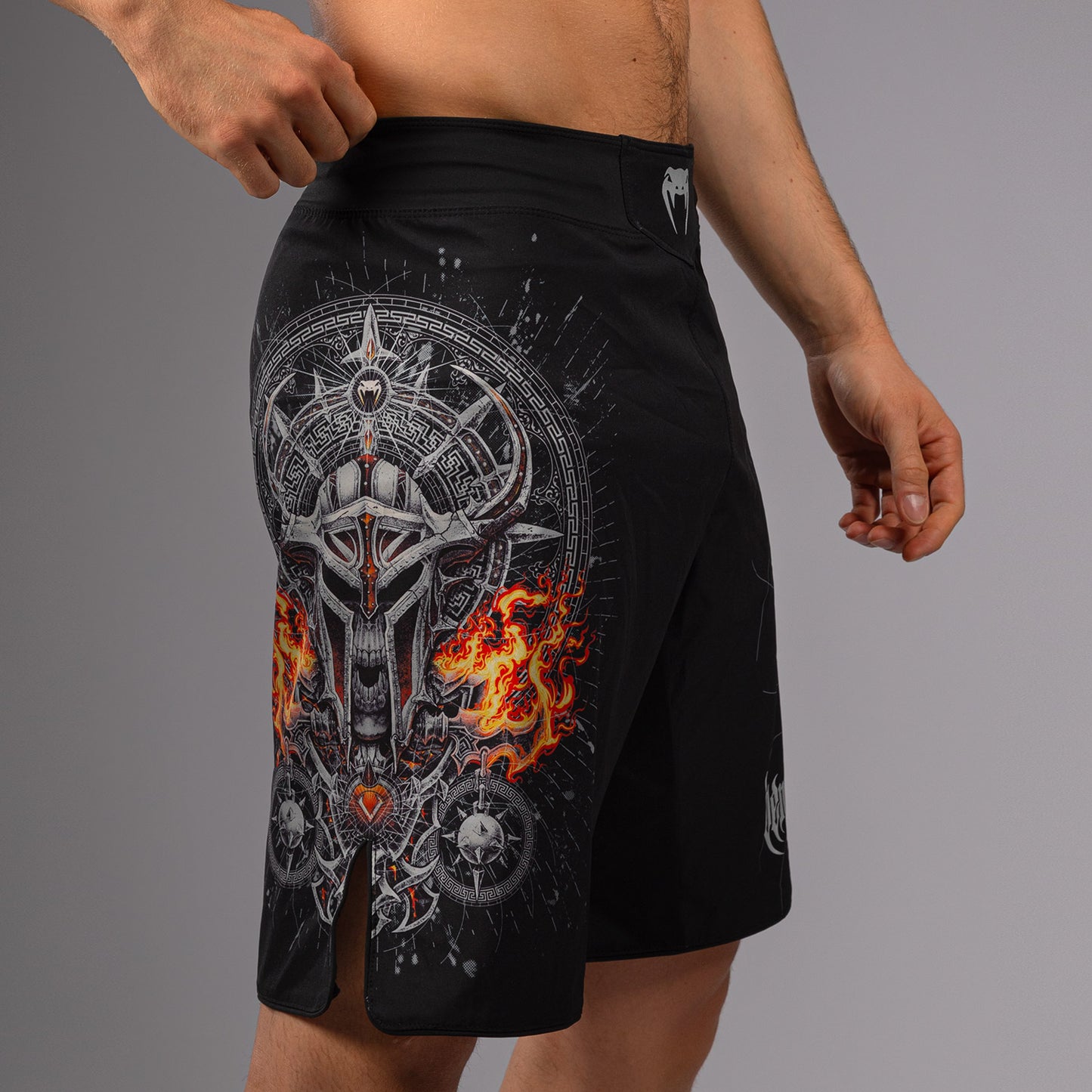 Venum Gladiator 5.0 Pantaloncini da combattimento Uomo - Nero/Argento