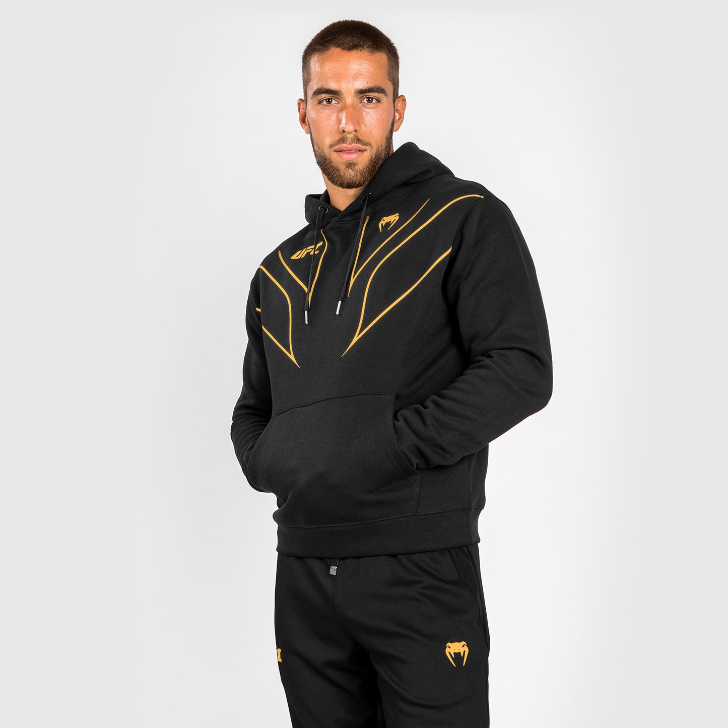 Felpa con cappuccio e zip intera da uomo UFC Venum Replica 2.0 - Champion