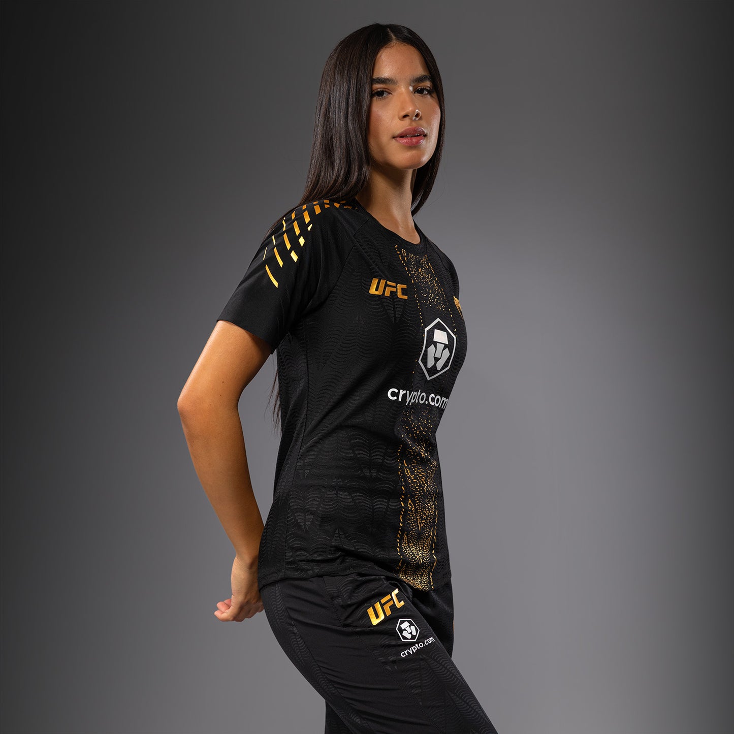 UFC Zenith by Venum Authentic Fight Night Maglia ufficiale Walkout Donna Personalizzato - Champion