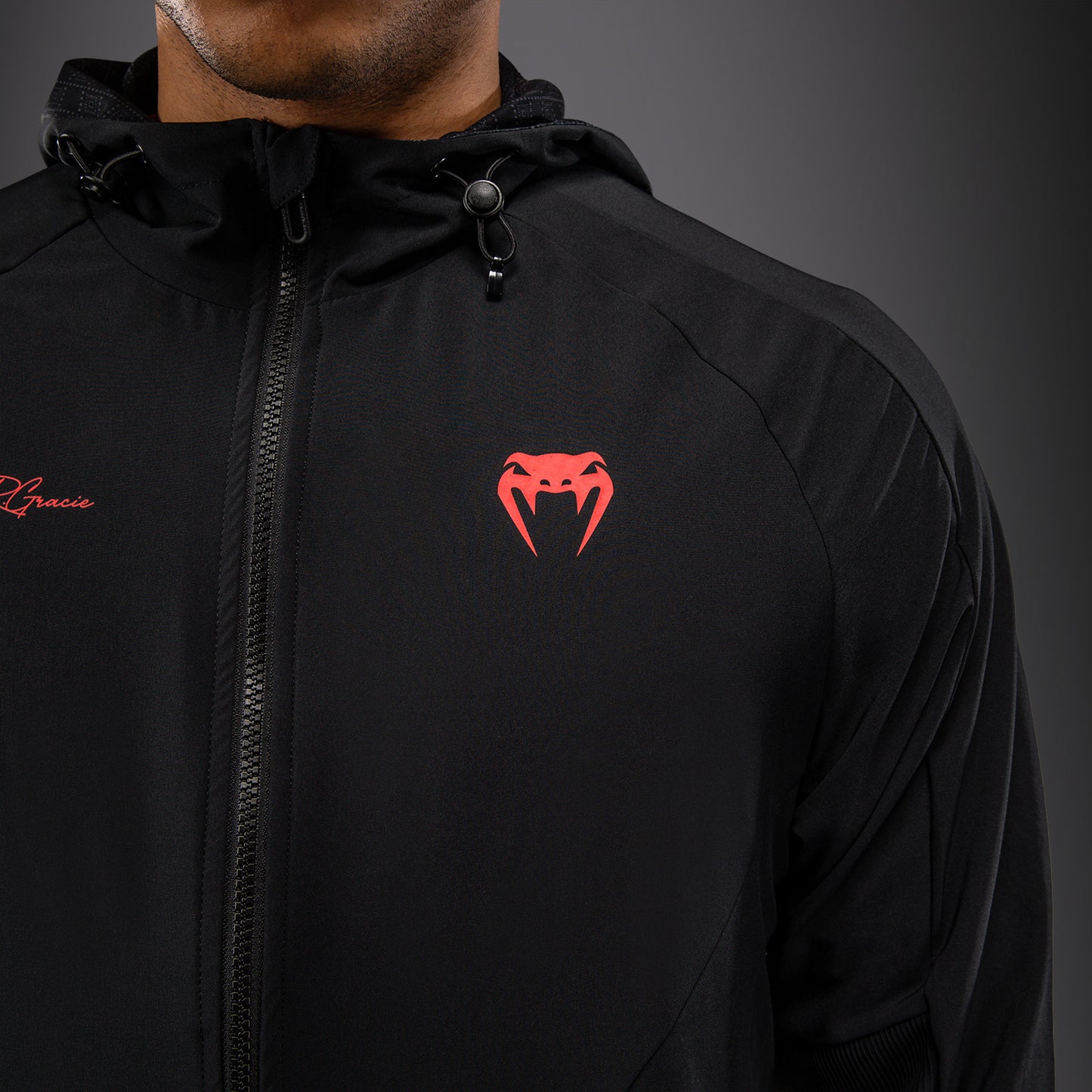 Venum x Roger Gracie Signature Giacca da Allenamento - Nero/Rosso