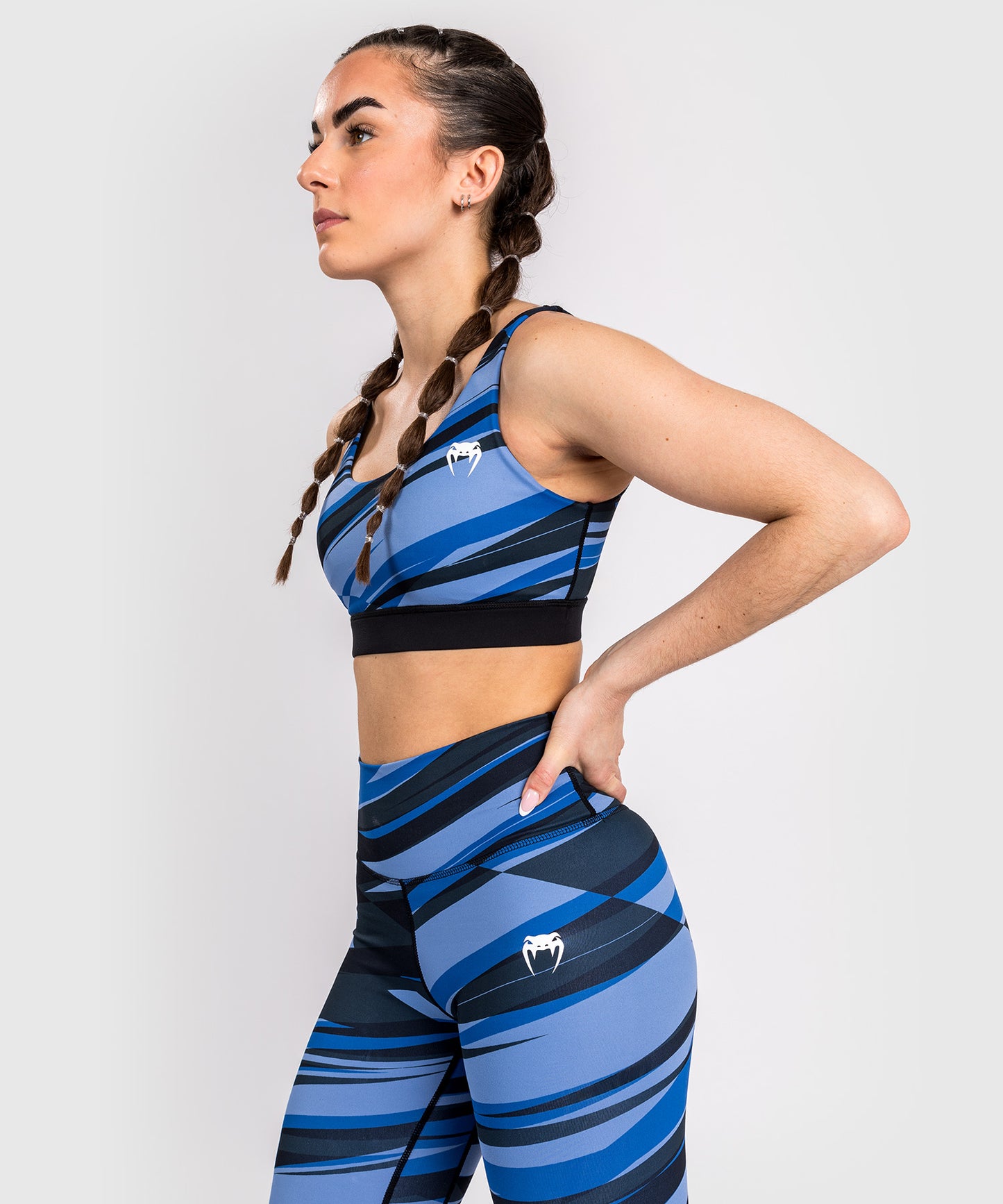 Venum Abyss Reggiseno Sportivo da Donna - Blu Ombra