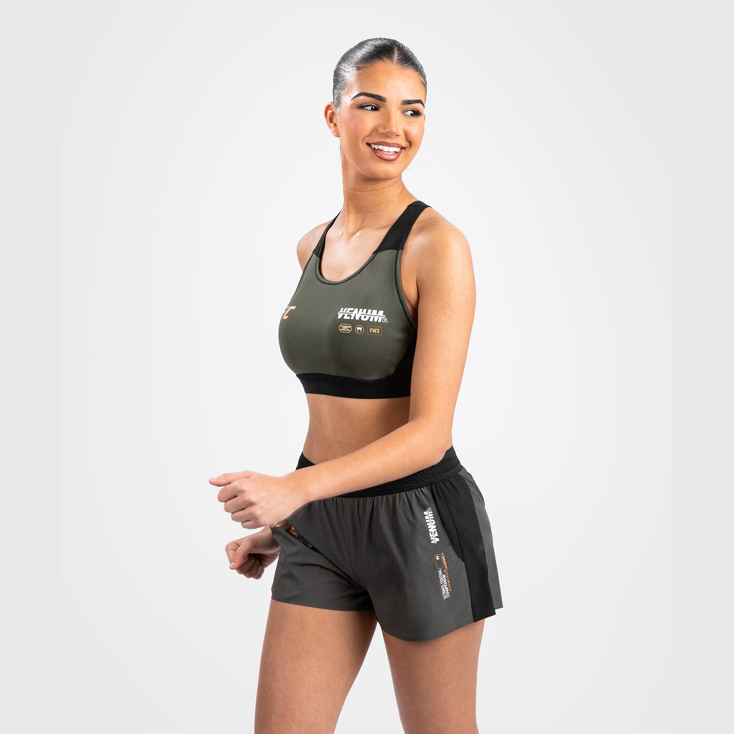 UFC Adrenaline by Venum Fight Week Pantaloncini da Donna - Khaki