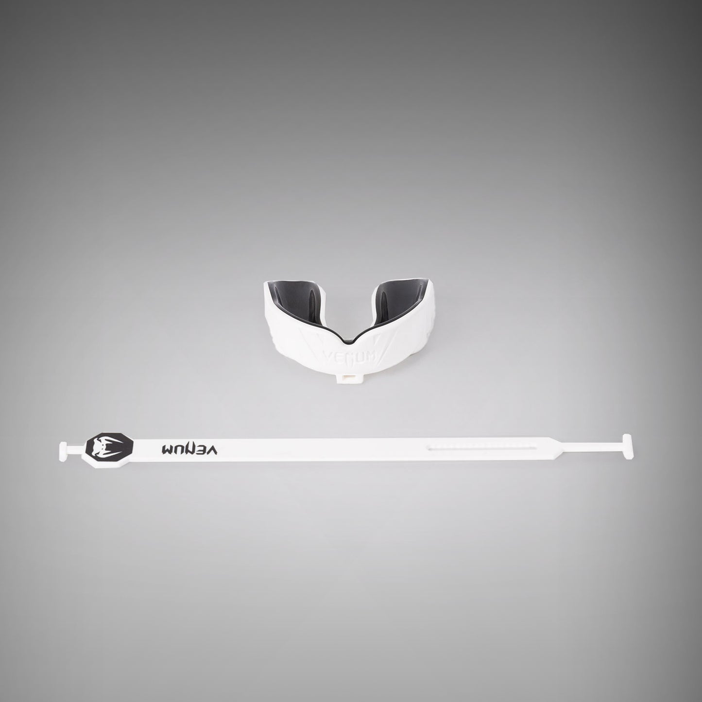 Venum Challenger Paradenti con cinghia/senza cinghia - Bianco/Nero
