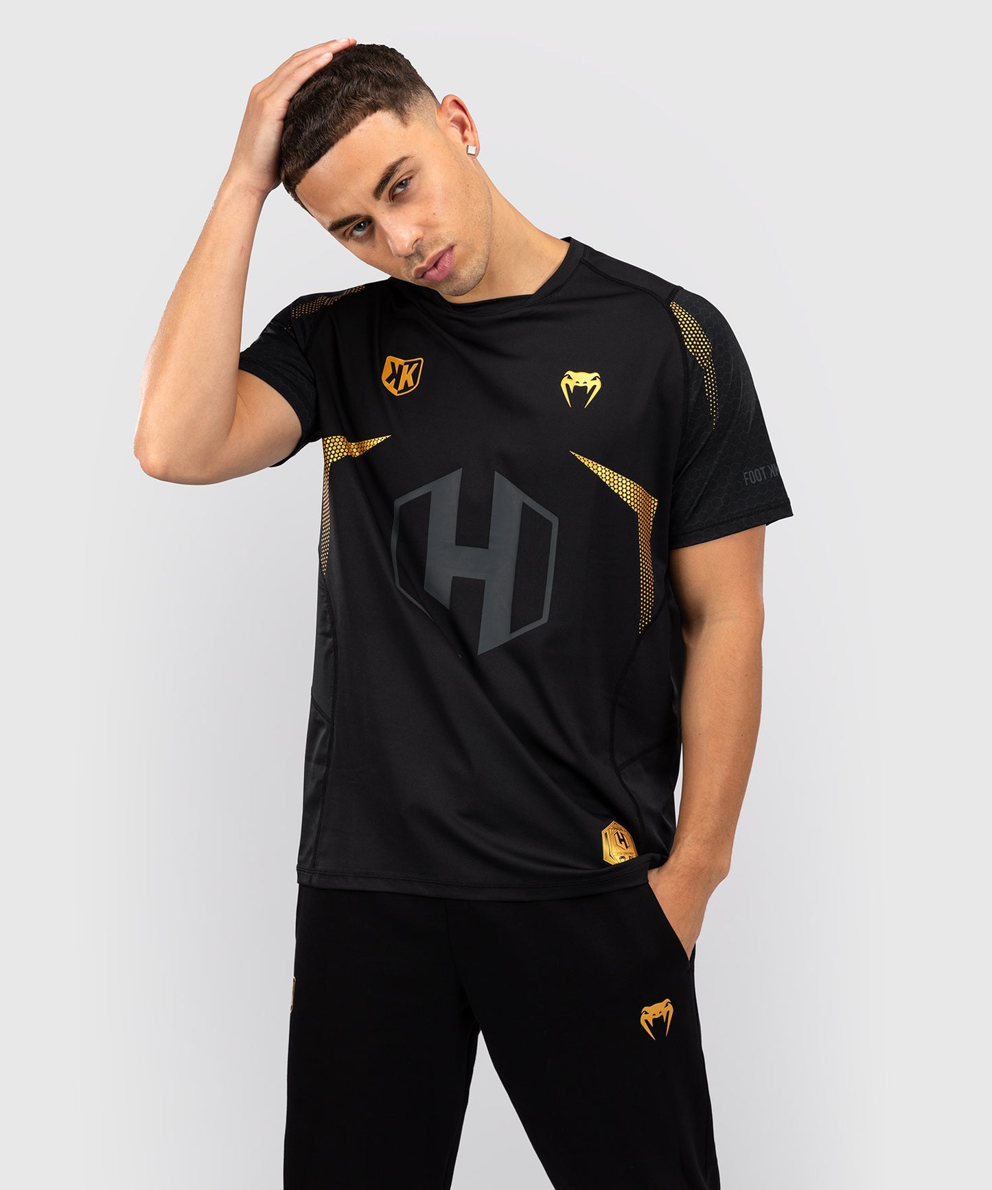 FK x Venum Hexagone MMA Maglietta  - Nero/Oro