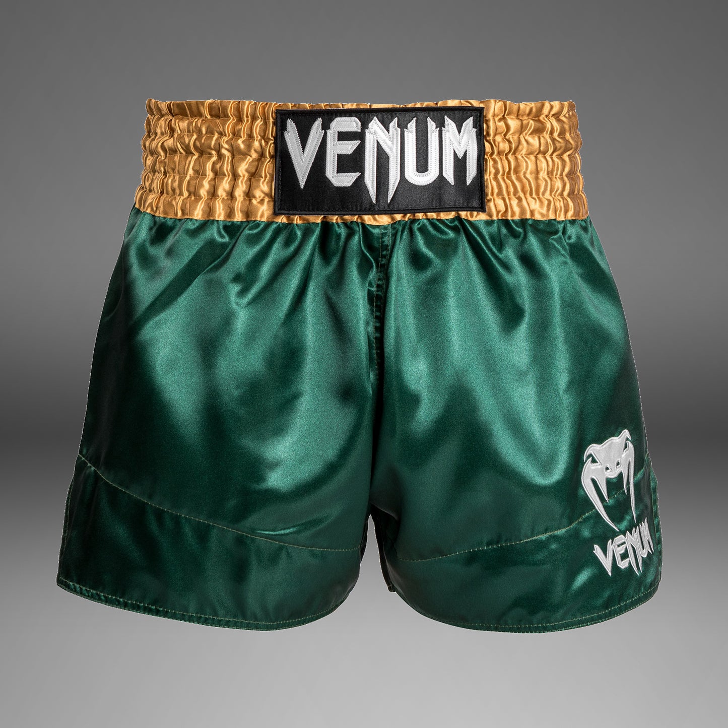 Venum Classic - Pantaloncini da Muay Thaï - Verde/Oro/Bianco