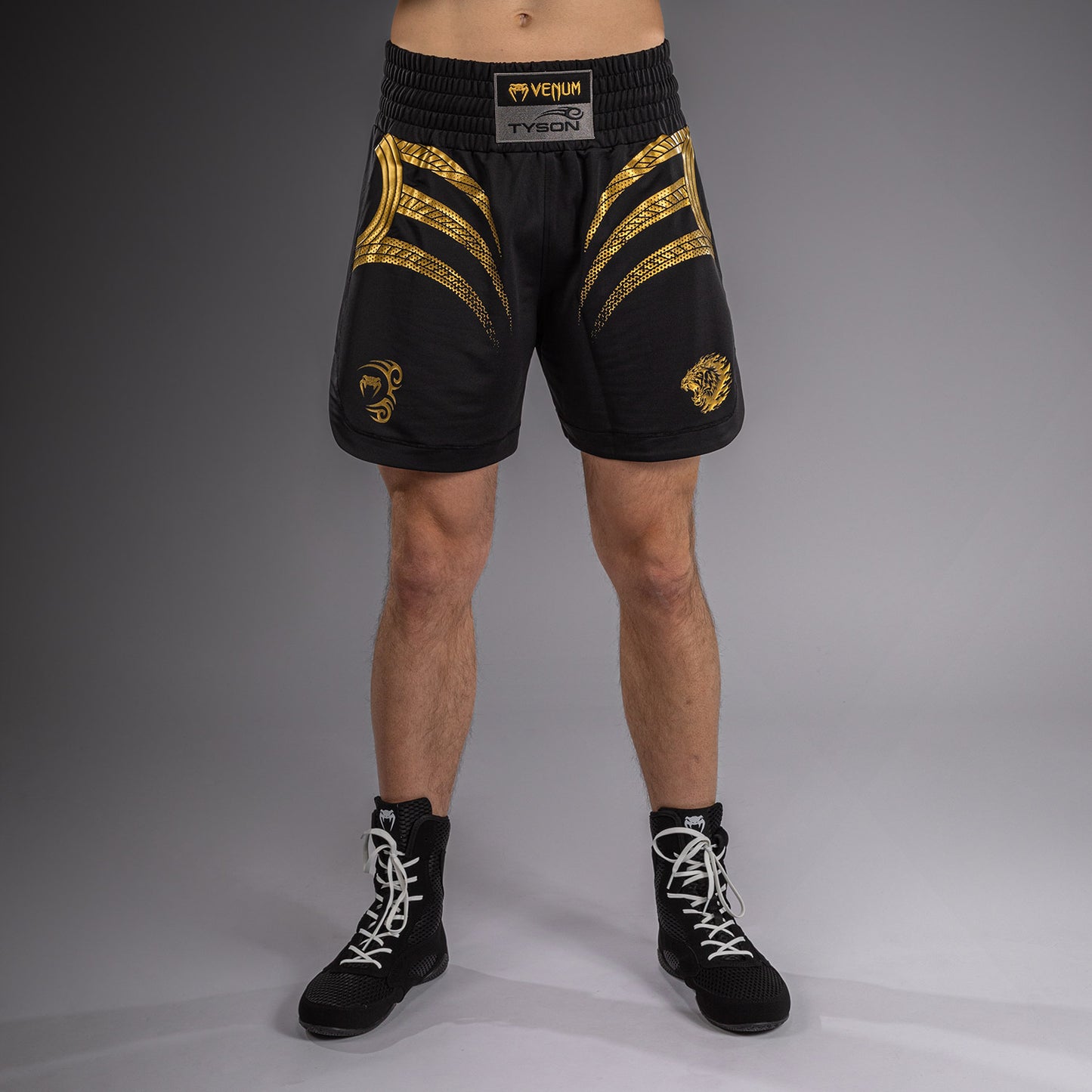 Venum x Mike Tyson Tiger Pantaloncini da Boxe - Nero/Oro
